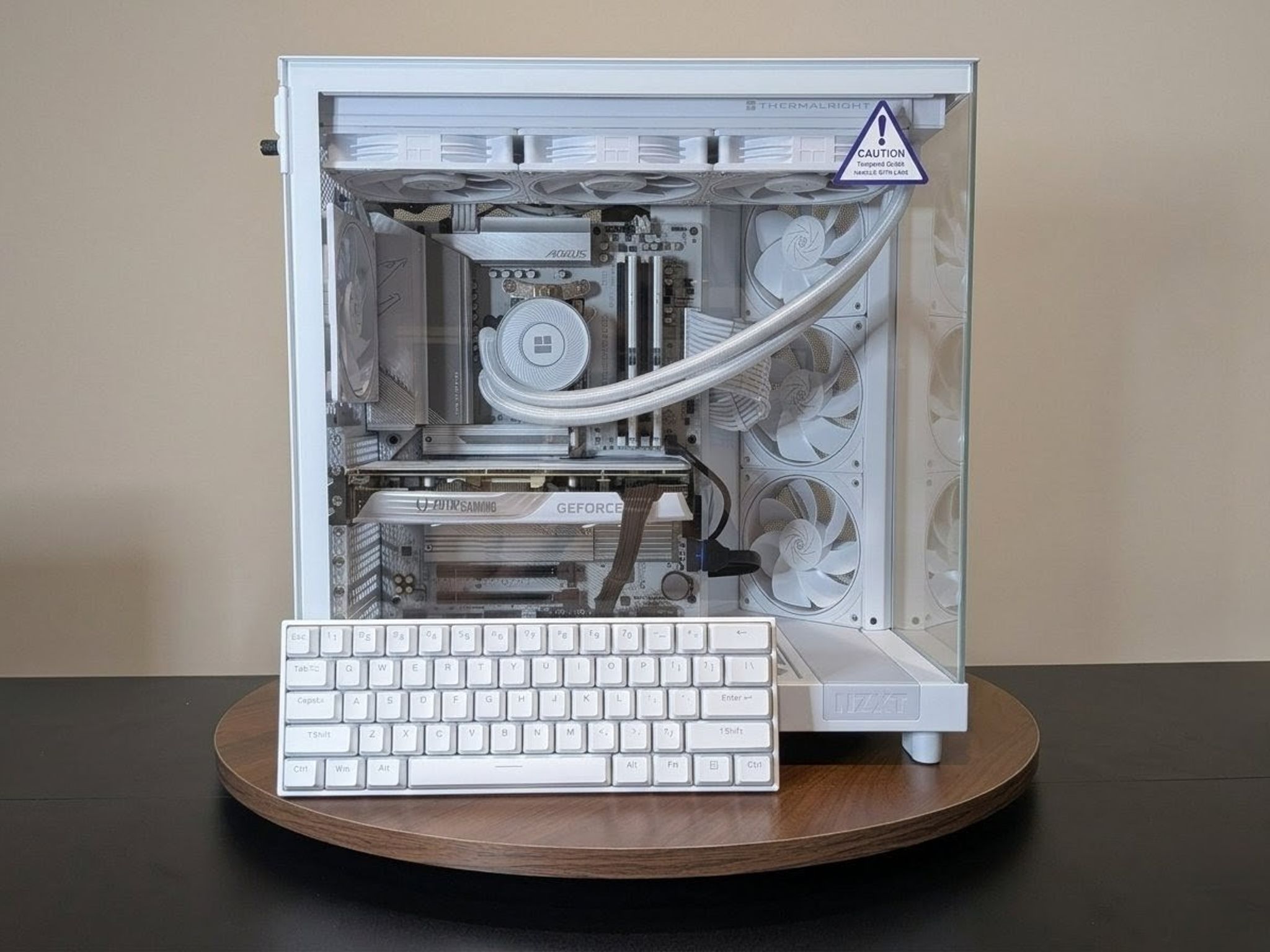 ❄️WHITE RTX 4070 SUPER PC | RYZEN 7600X3D | 32GB DDR5 | 1TB NVMe + 480GB SATA | WIFI&BT | WINDOWS 11
