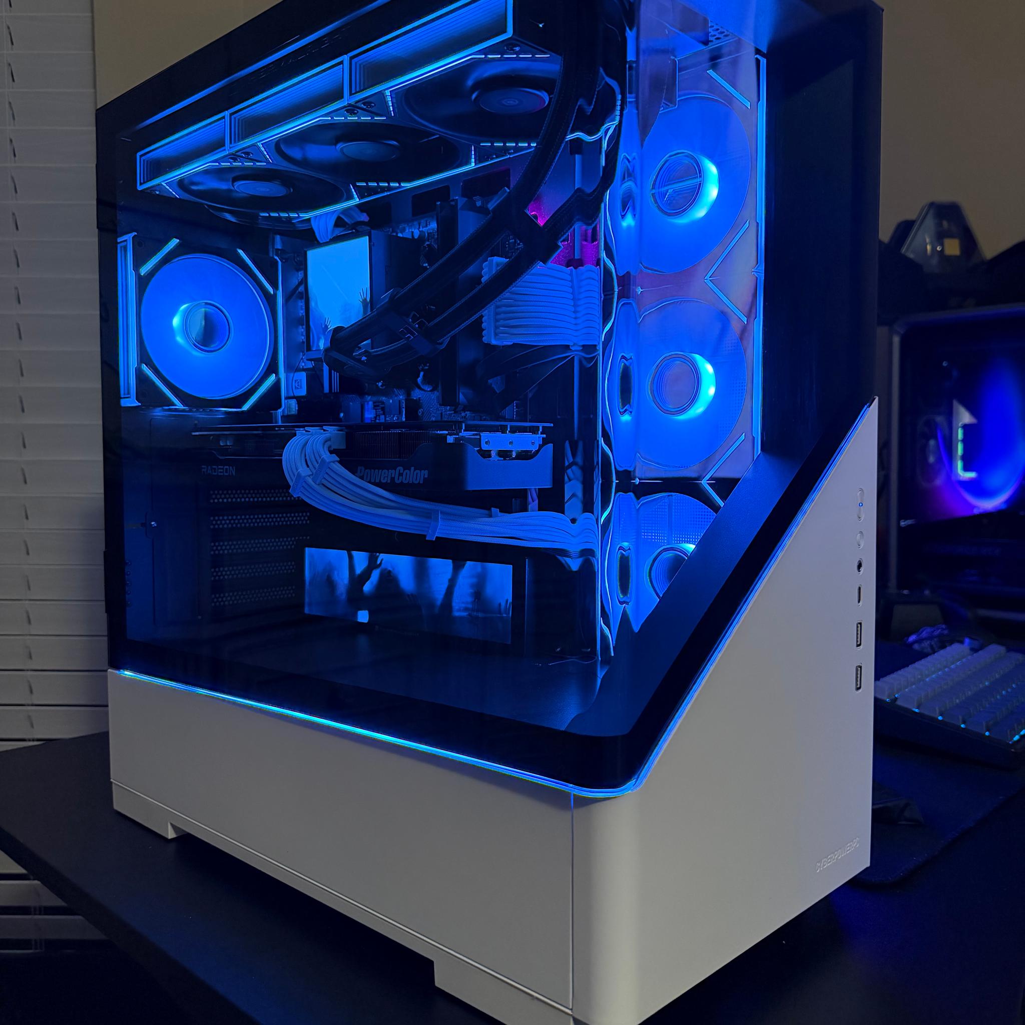 ❄️ Ryzen 7 9700X + RX 9070 GRE 12GB | 32GB DDR5 | 1TB NVMe | 360mm LCD AIO | 9” Display | Wi-Fi | Wi