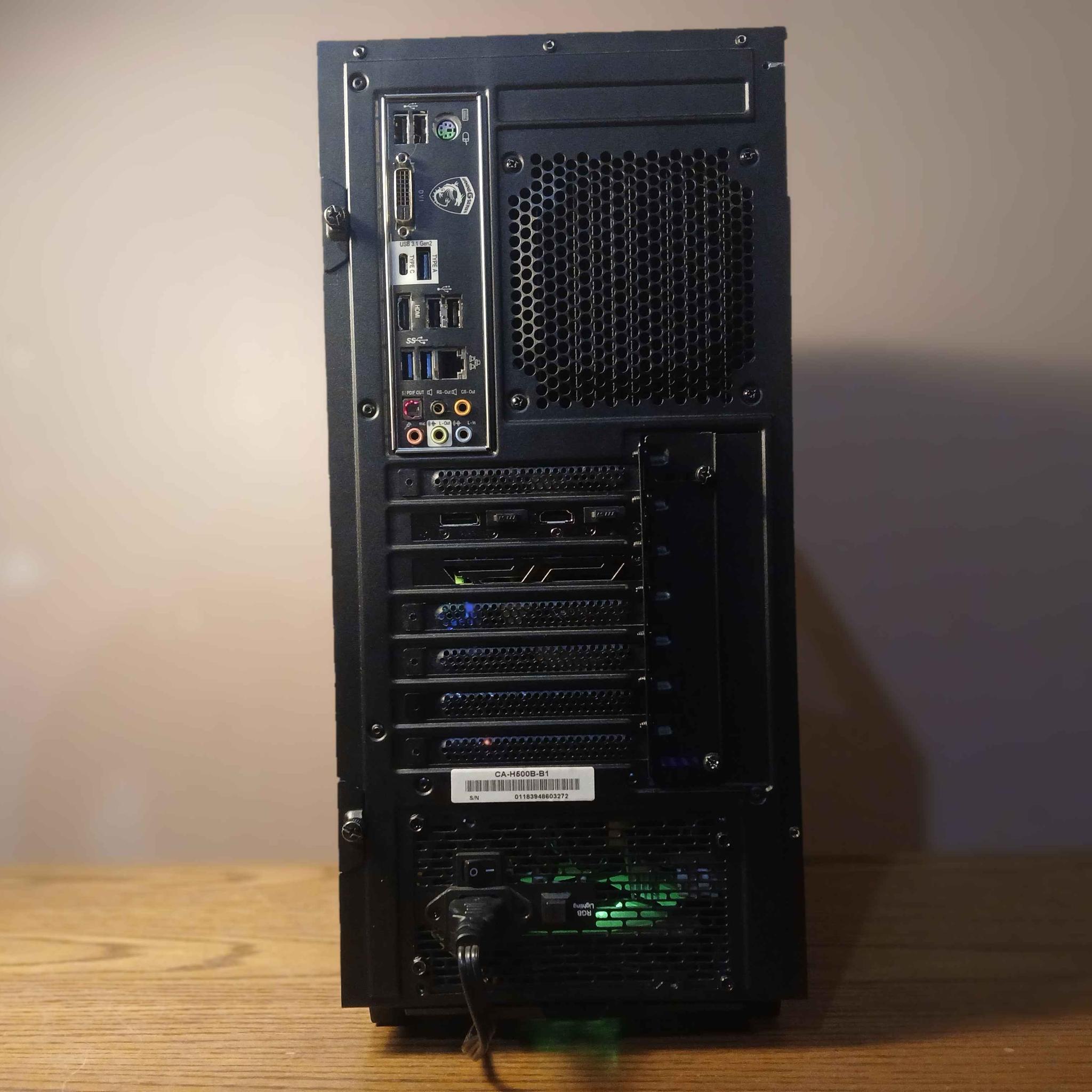 RTX 2060 Super | i5-7600k | 16gb ram | 750gb Storage | 1080p Mid-Range built