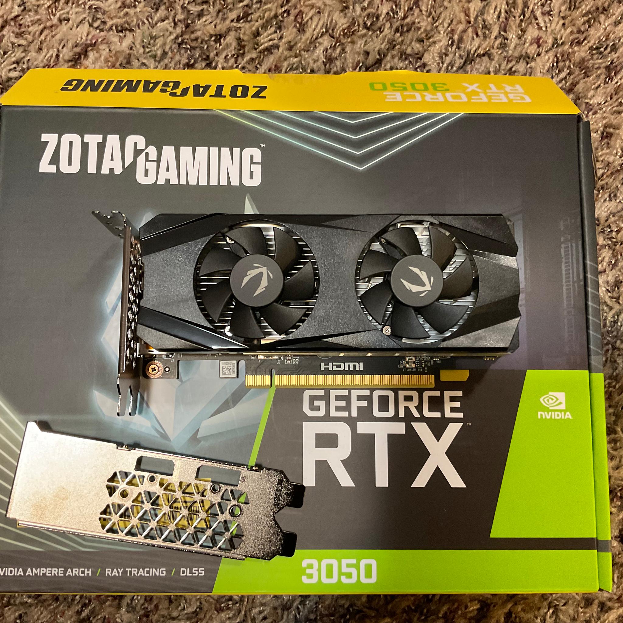 Zotac RTX 3050 6gb low profile