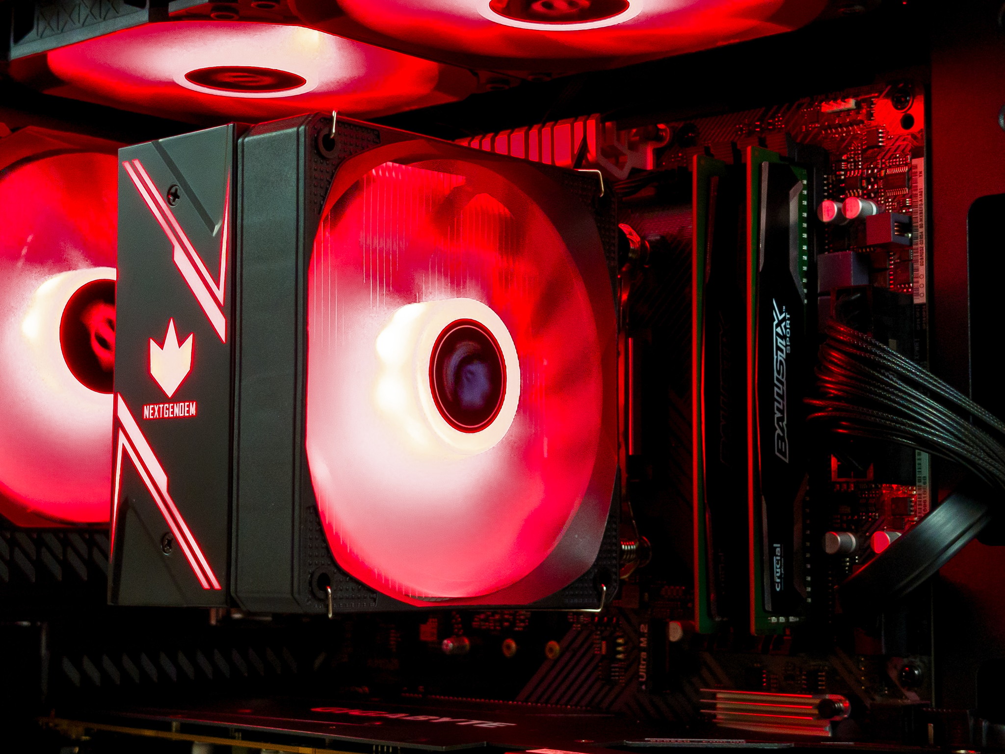 ❤️🖤 RX 7600 / Ryzen 5 3600 / 16GB Gaming PC 🖤❤️