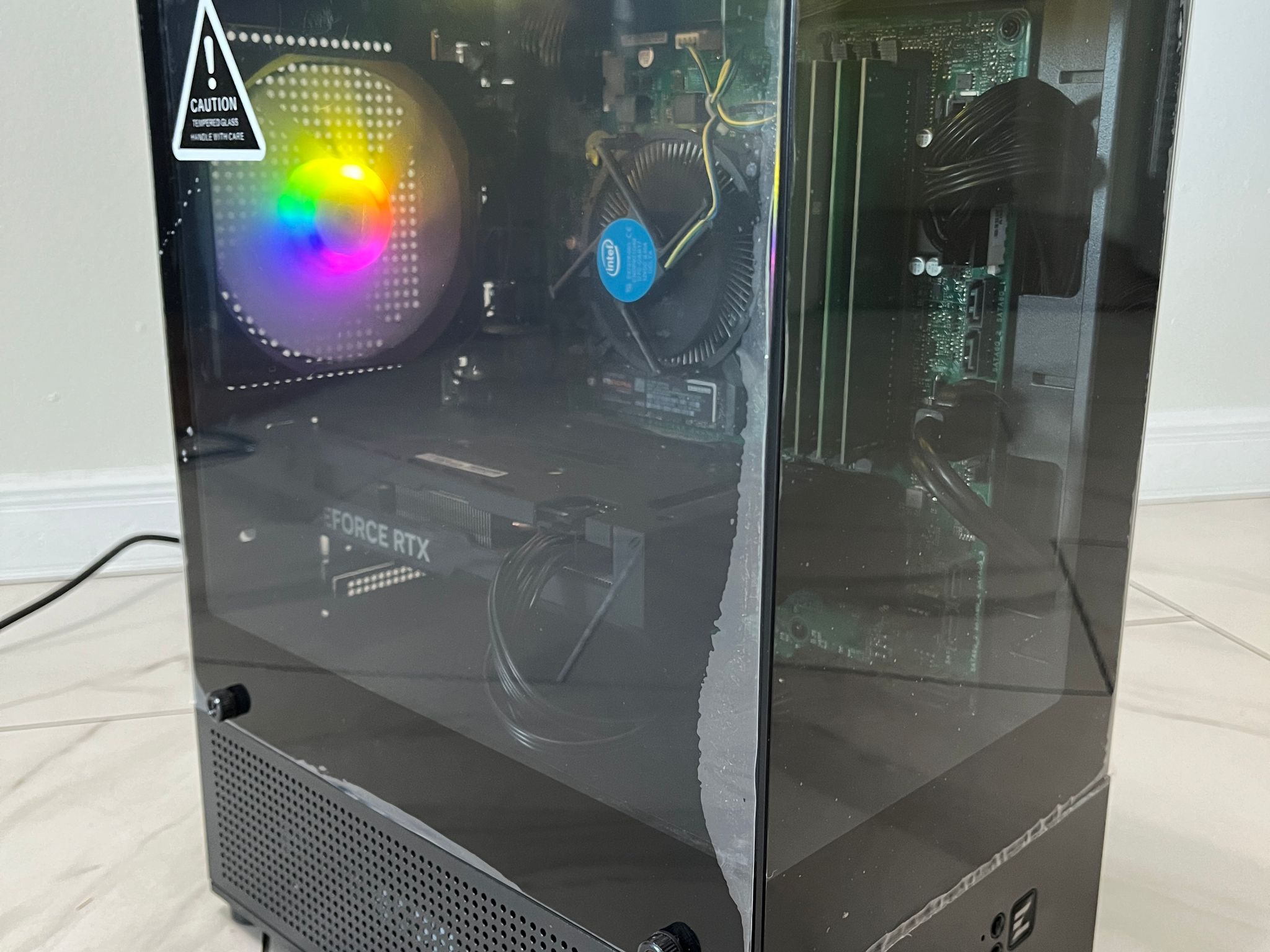 NVIDIA RTX 4060 Ti, Intel Core i7-9700, 16GB RAM, 500GB SSD - High FPS Gaming PC w/ Wi-Fi & BT