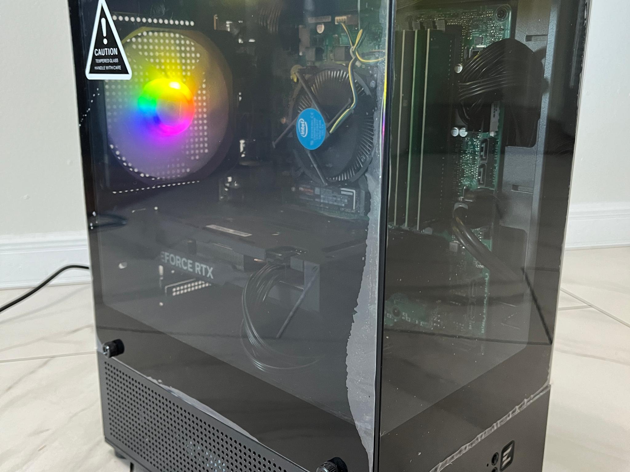 NVIDIA RTX 4060 Ti, Intel Core i7-9700, 16GB RAM, 500GB SSD - High FPS Gaming PC w/ Wi-Fi & BT
