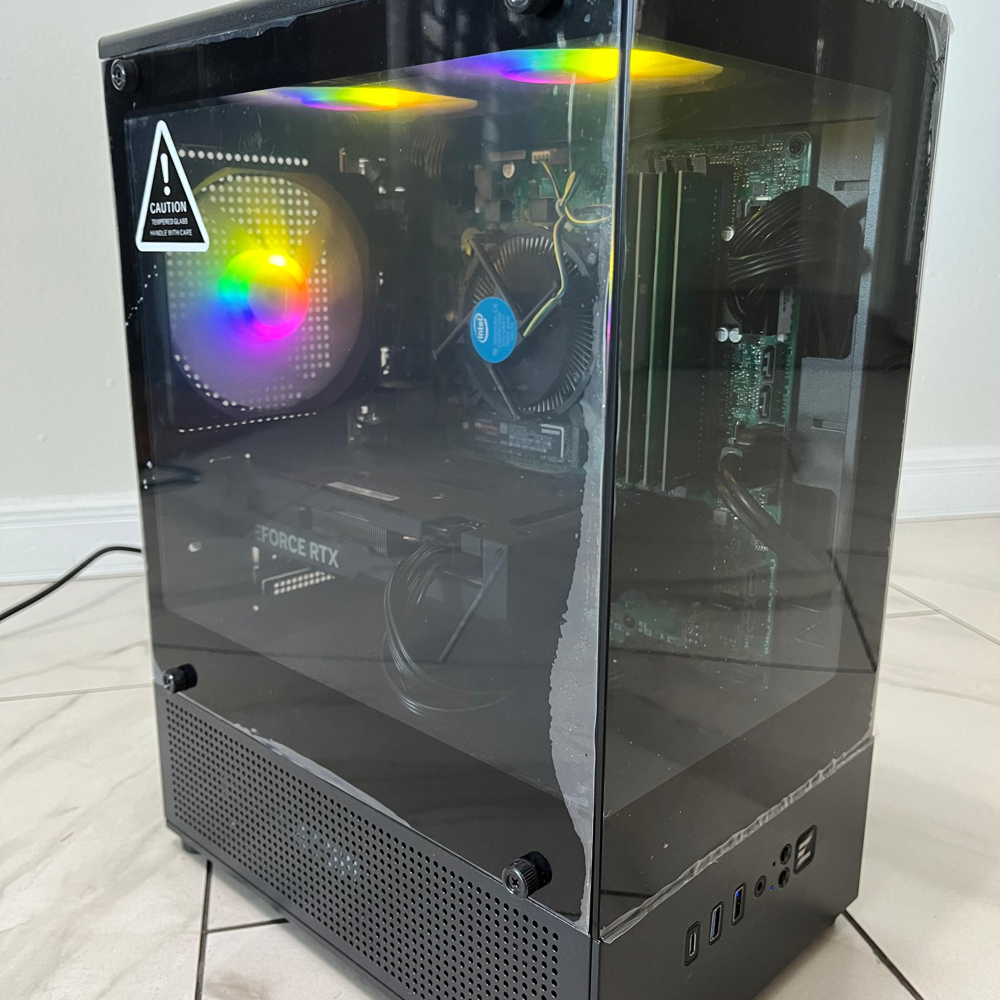NVIDIA RTX 4060 Ti, Intel Core i7-9700, 16GB RAM, 500GB SSD - High FPS Gaming PC w/ Wi-Fi & BT