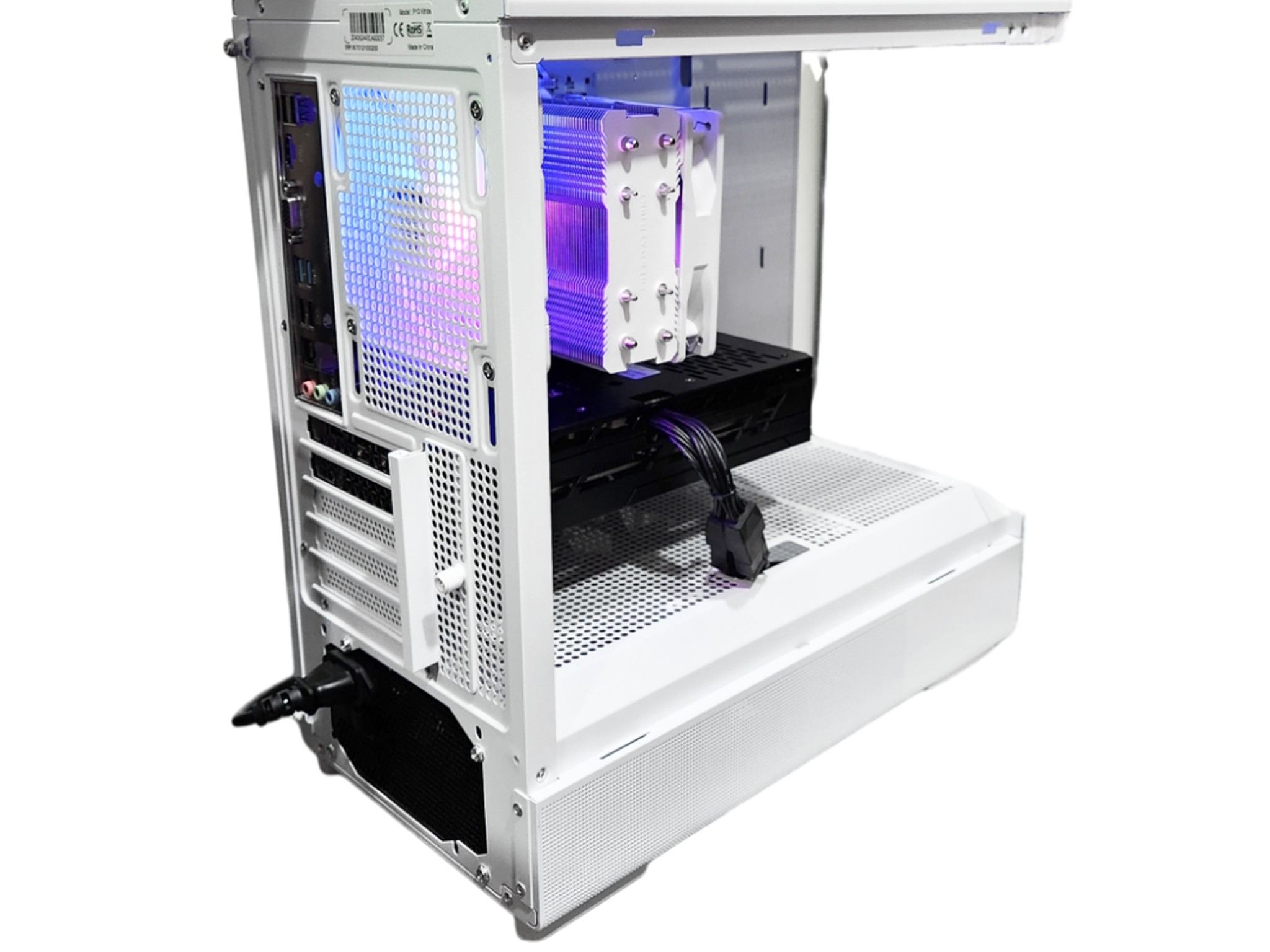🎨Canvas🖼: RTX 3070 | Ryzen 5 5600 | 32GB DDR4 RAM | 1TB SSD | 1 RGB Fan | White Gaming PC