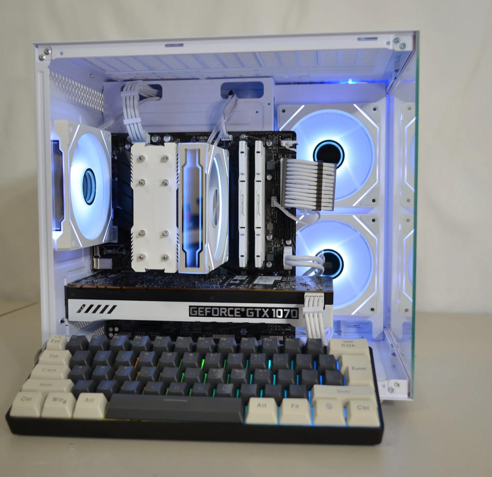 ❄️SnowFlake V2❄️- Free Keyboard!⌨️ | I5-10400f | GTX 1070 | 1tb NVME ssd | Windows 11 | WiFi