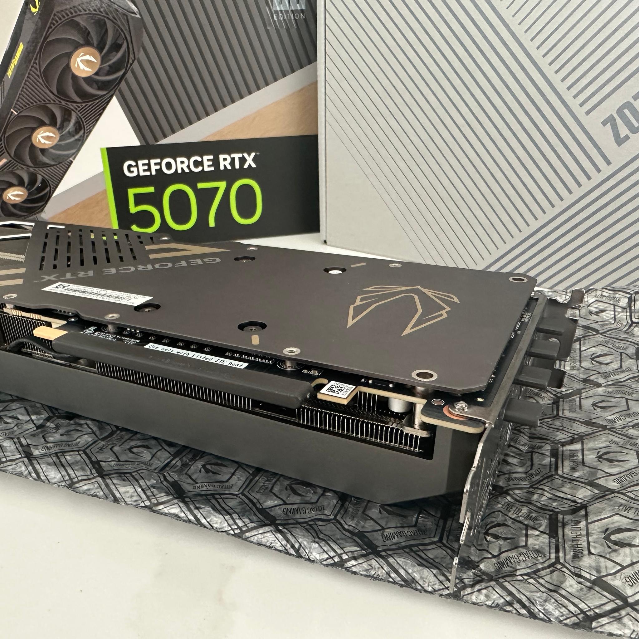 ZOTAC Gaming GeForce RTX 5070 Solid OC 12GB GDDR7 Graphics Card