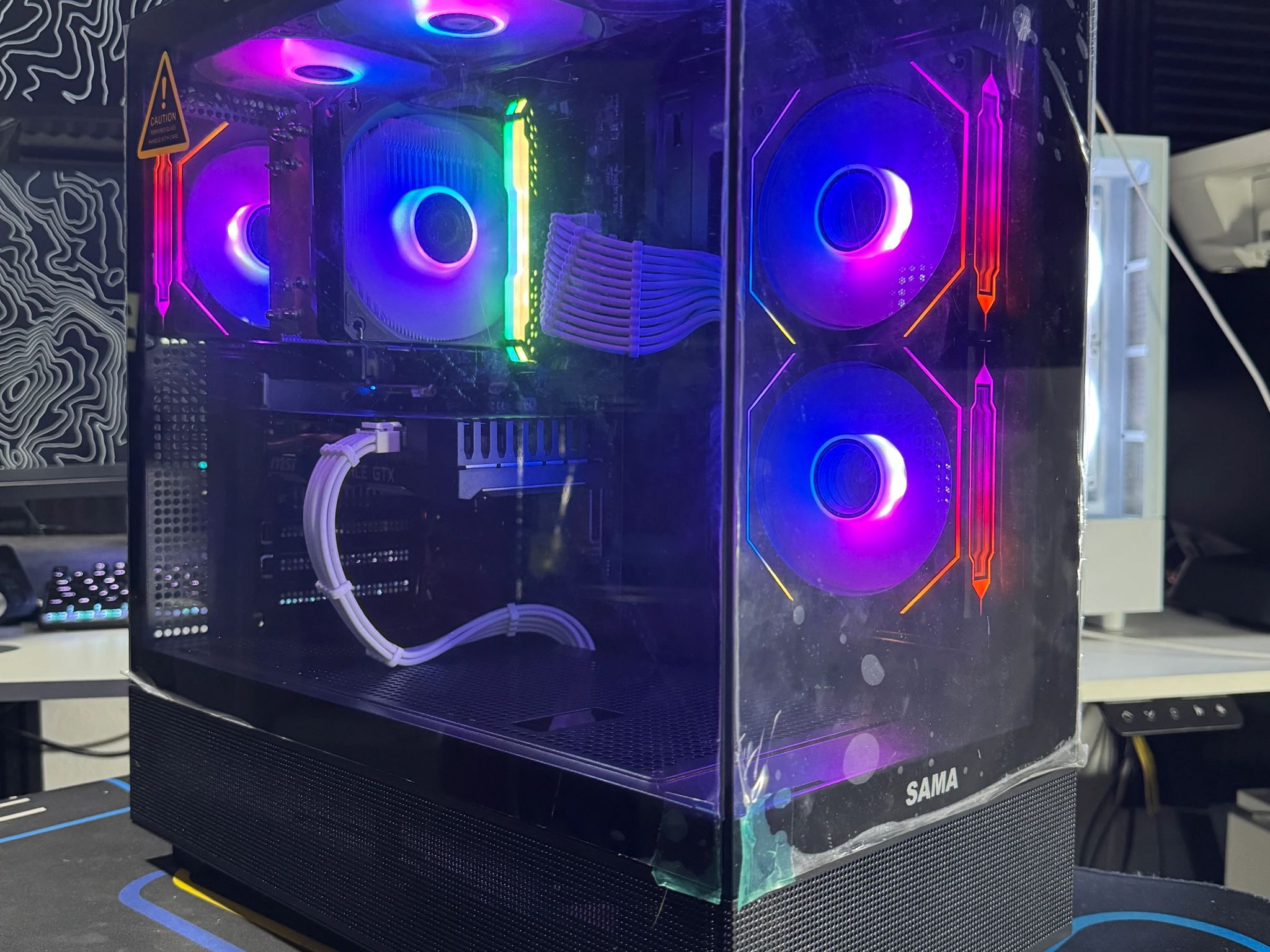 RGB FishTank Gaming PC | i7 7700 | GTX 1660 S | 16GB DDR4 | 1TB SSD