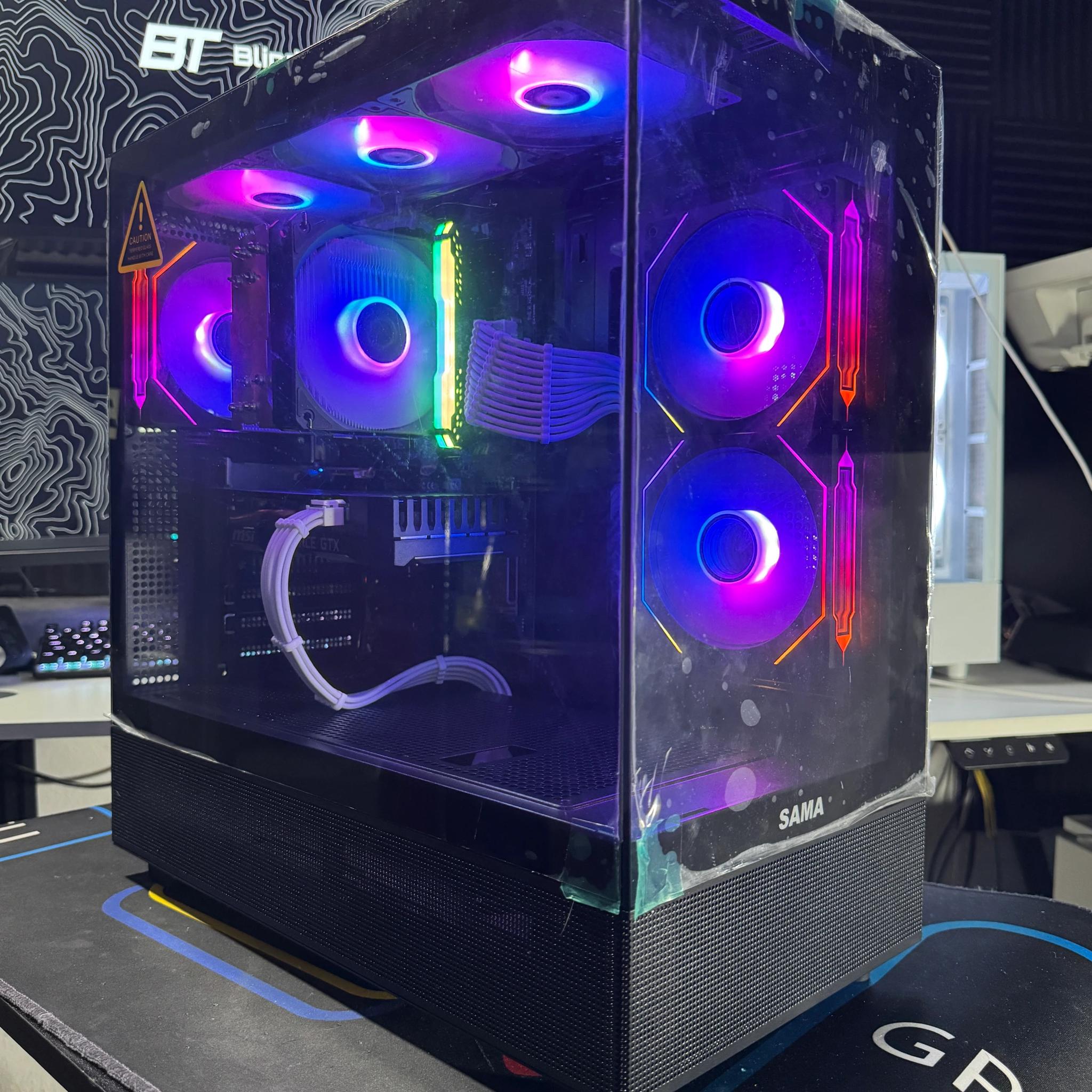 RGB FishTank Gaming PC | i7 7700 | GTX 1660 S | 16GB DDR4 | 1TB SSD
