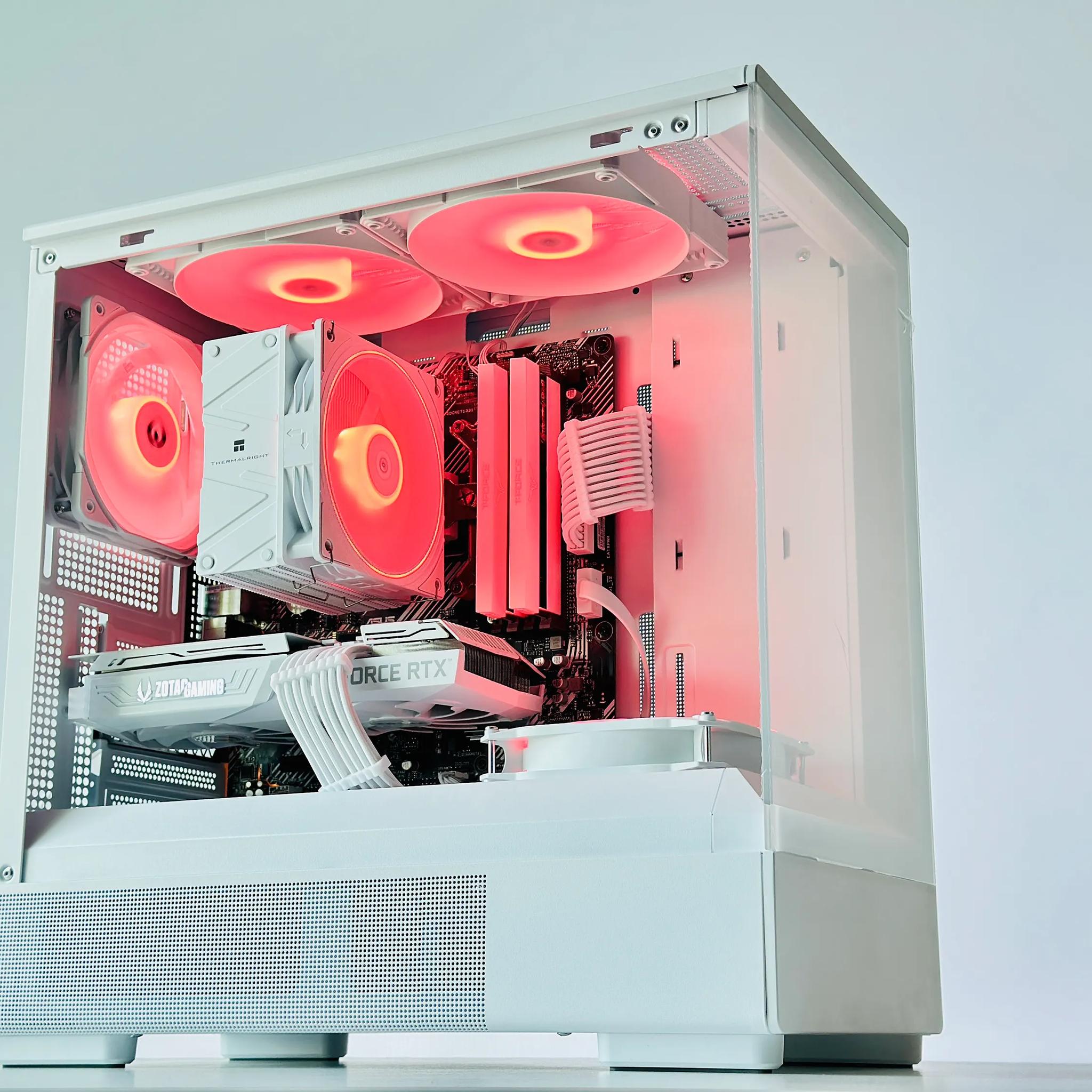 🤍🍏1080P/1440P Gaming PC❄️Nvidia RTX 3070 8GB❄️AMD Ryzen 5 5600 6 core❄️16GB DDR4❄️1TB NVME