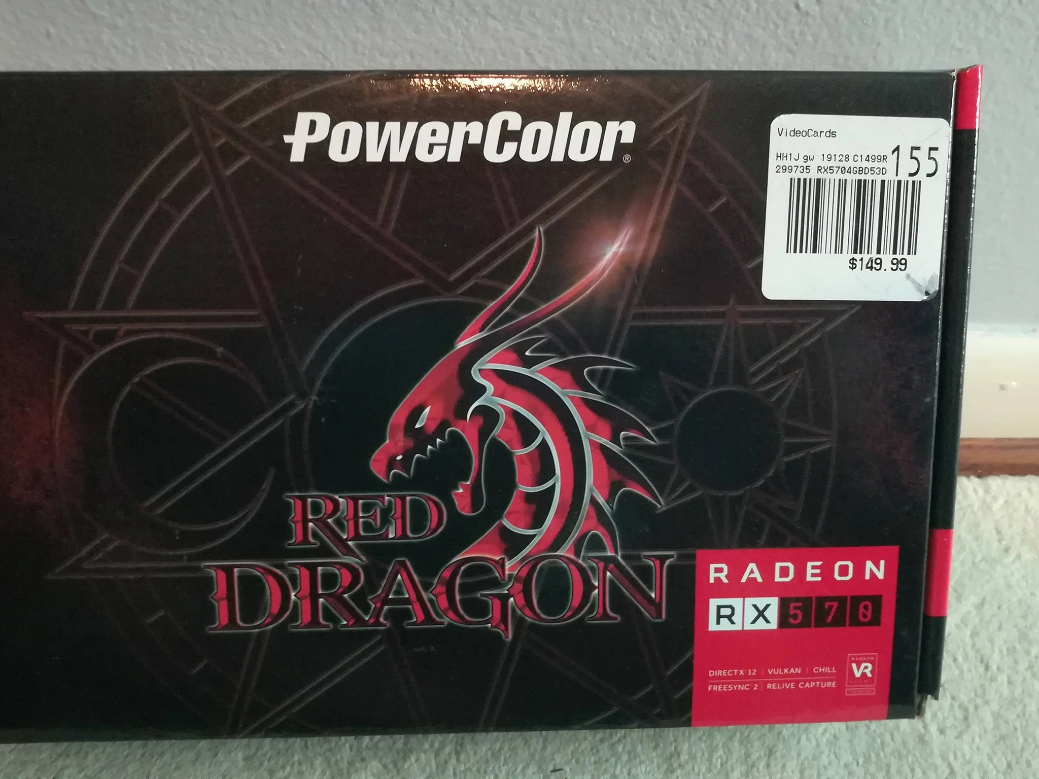 Great Starter GPU!  Rx 570 4G - Power Color Red Dragon