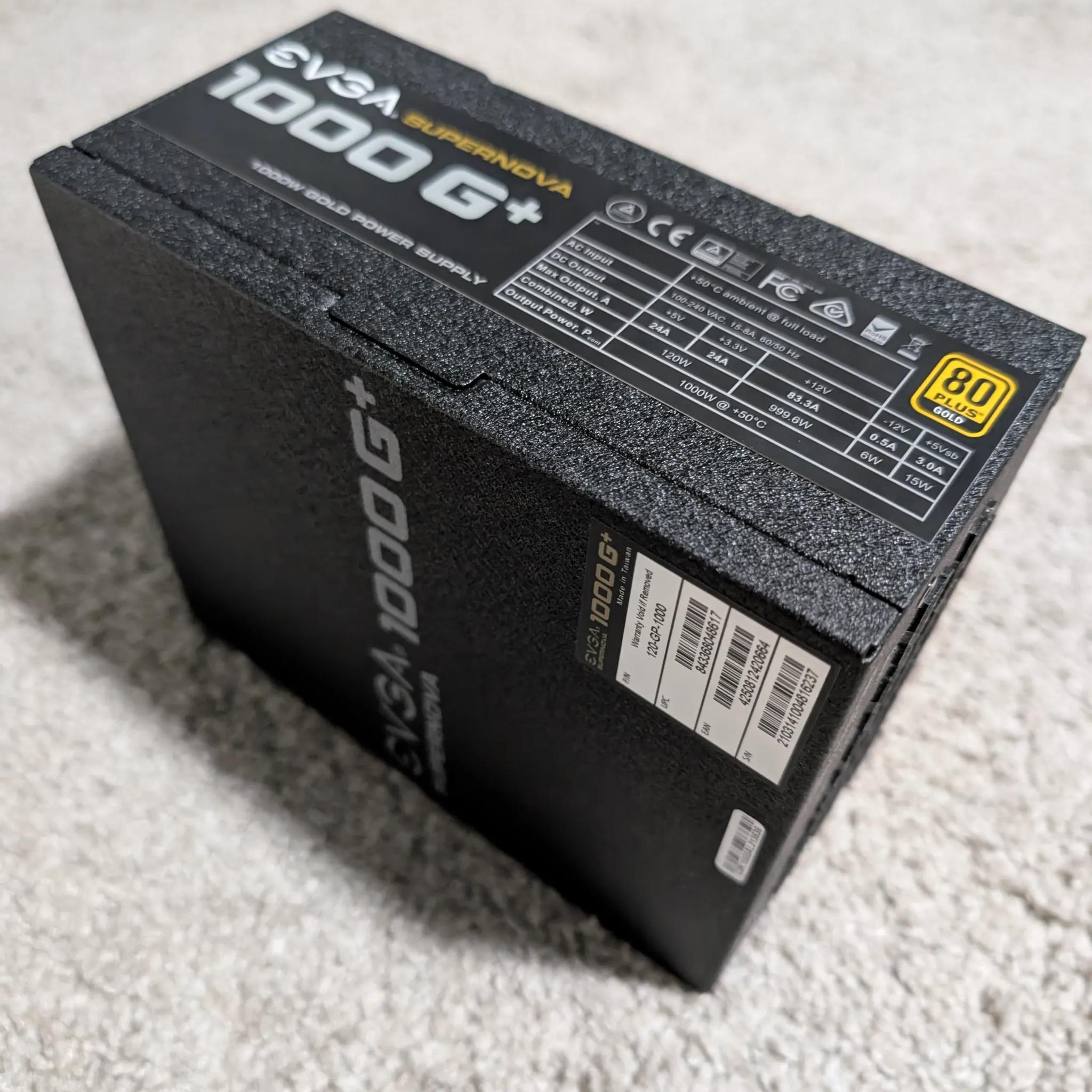 EVGA Supernova 1000 G+ 80 Plus Gold 1000W Fully Modular Power Supply