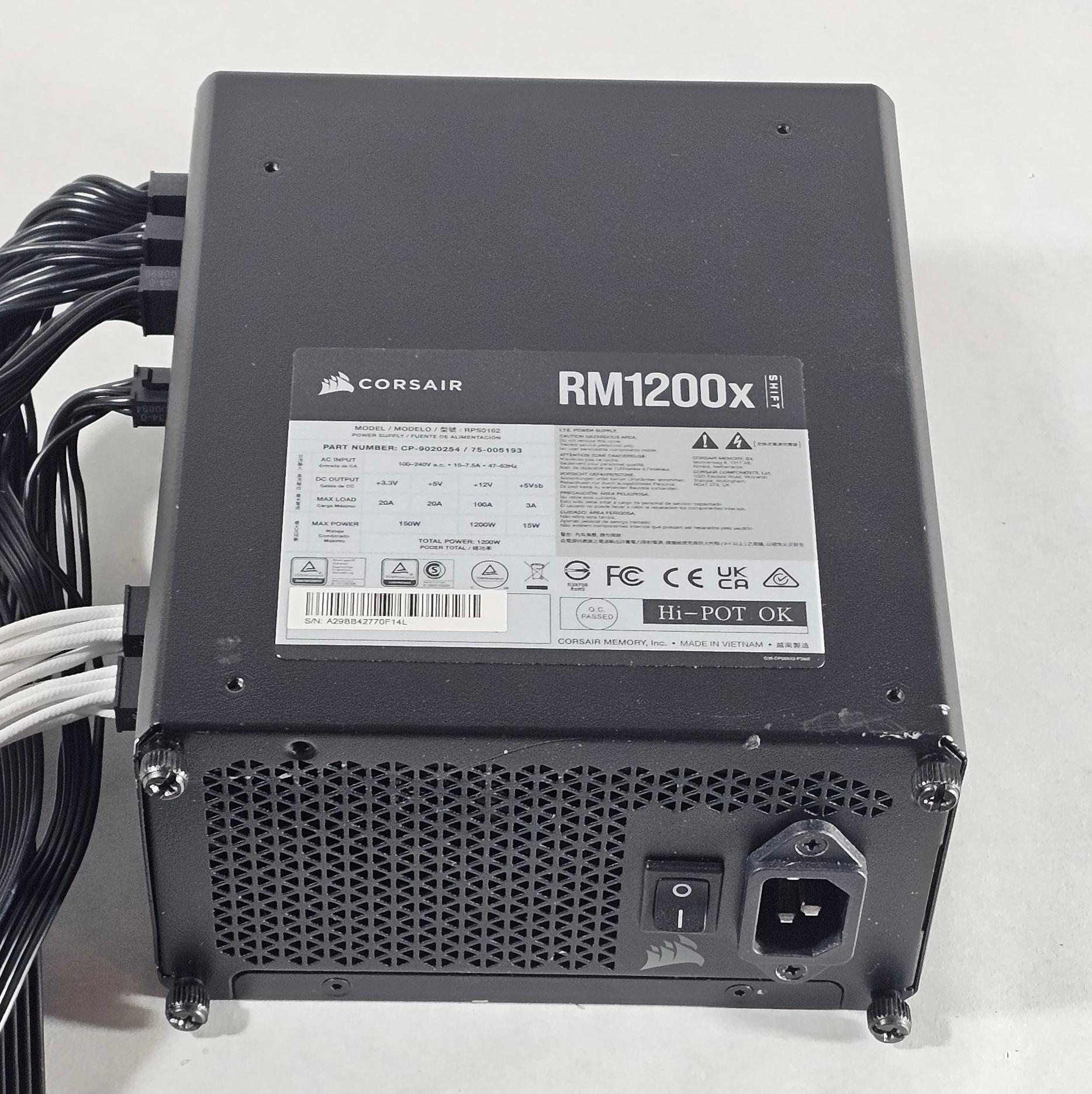 1200 Watt PSU Corsair RM1200x 1200W Power Supply