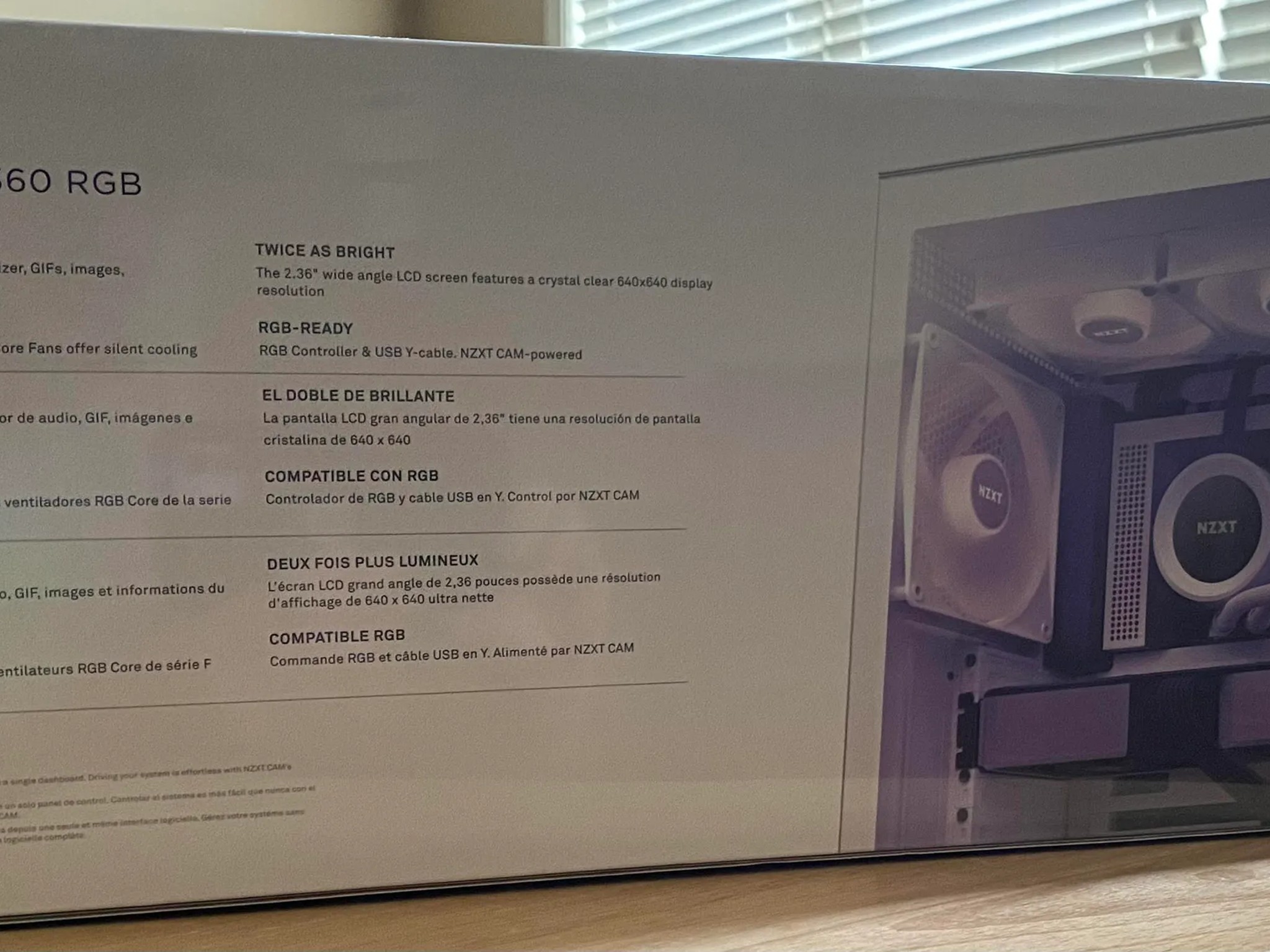 NZXT KRAKEN ELITE 360 RGB WHITE BRAND NEW