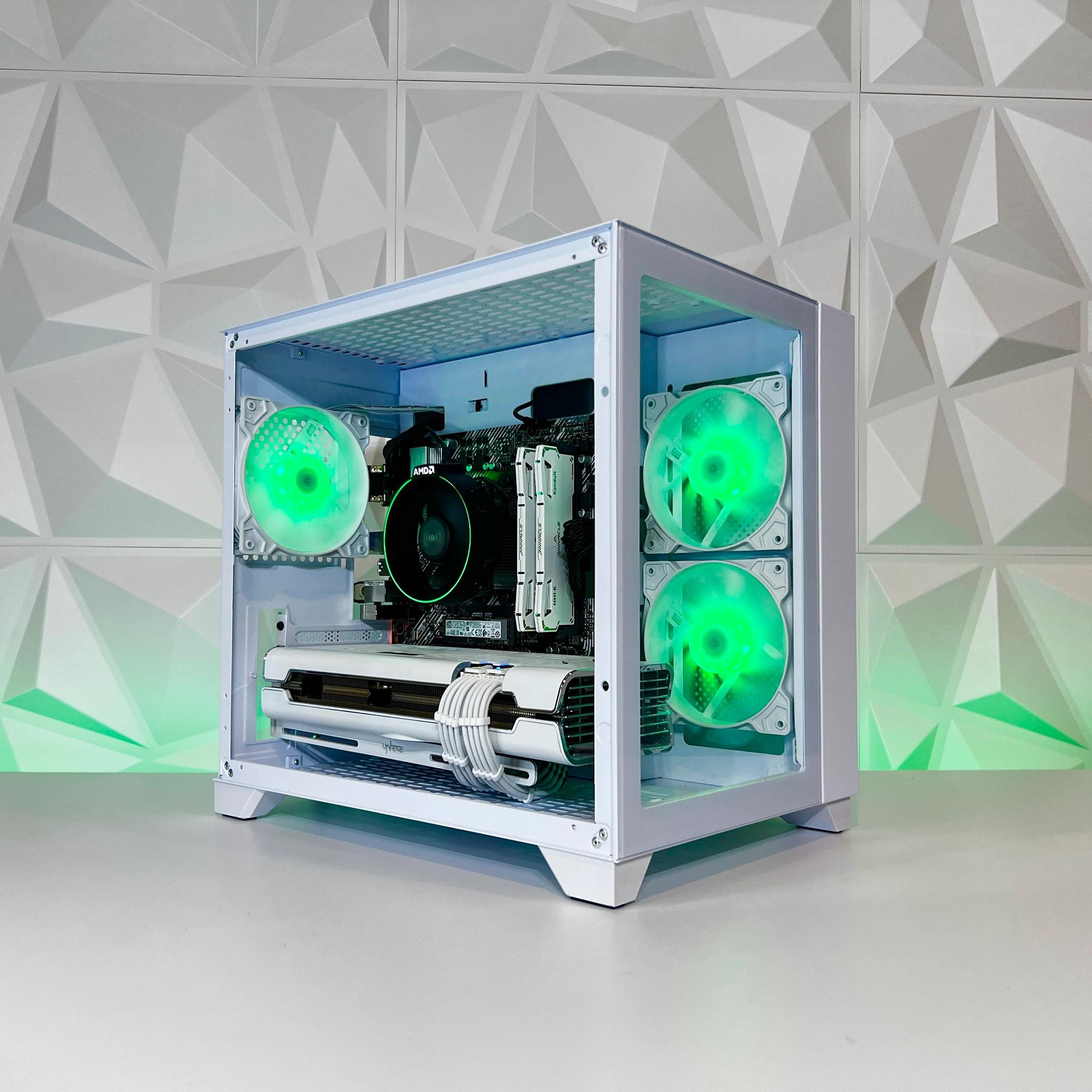 ❄️ AMD RX 5700 XT, AMD Ryzen 5 (6 Cores) | Gaming PC ❄️