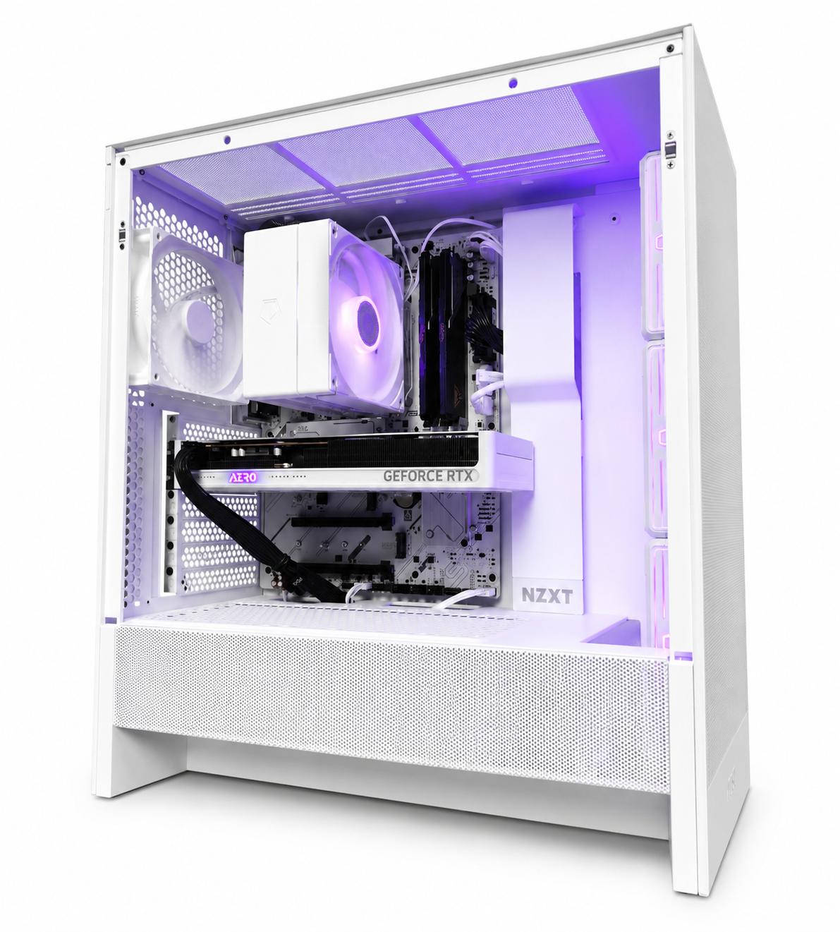 "All White" RTX 5060 | Ryzen 5 7600X | 16GB DDR5 | 1TB SSD | WIFI+BT "The Blizzard"