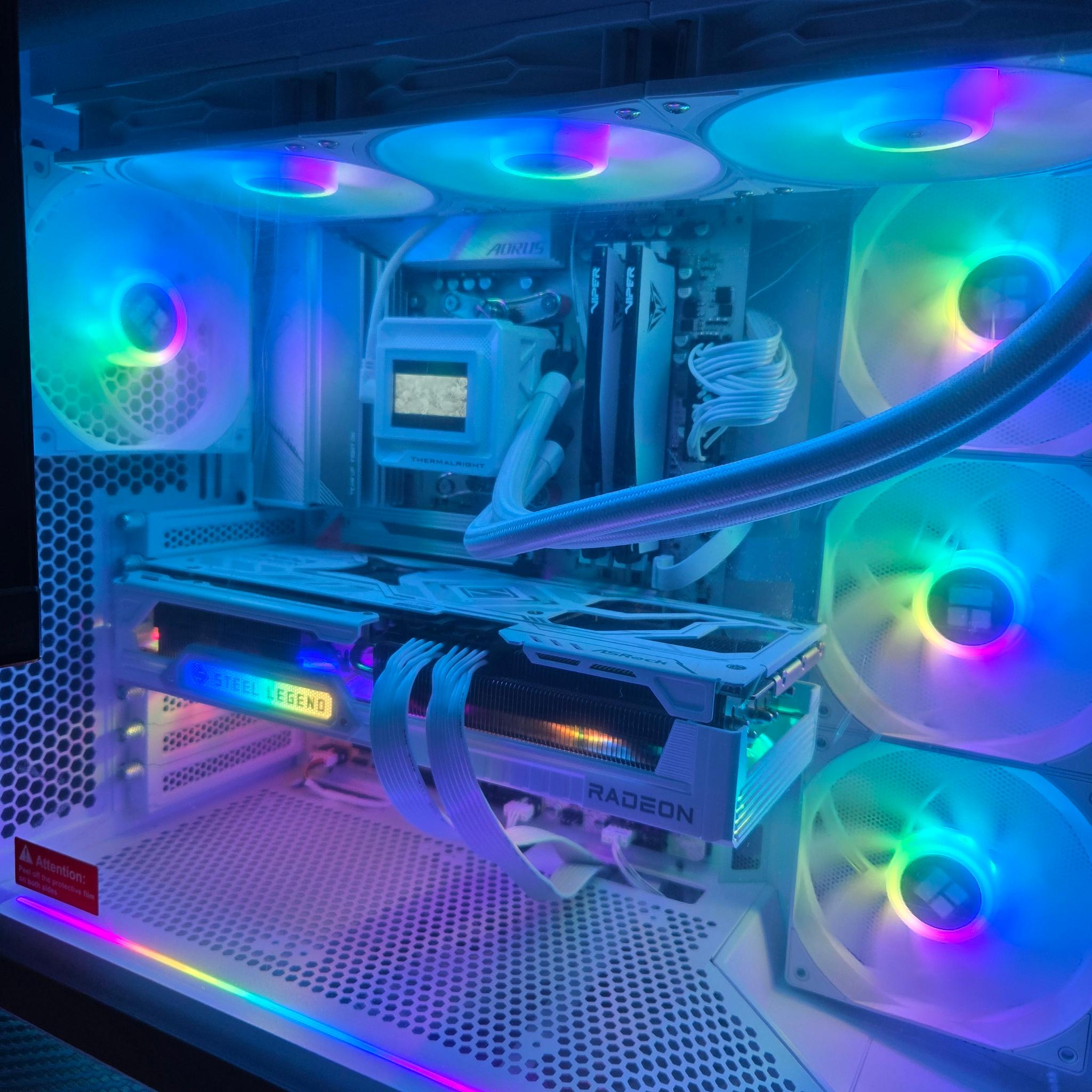 🔥 Custom White Gaming PC – High-End Build – New! 🔥