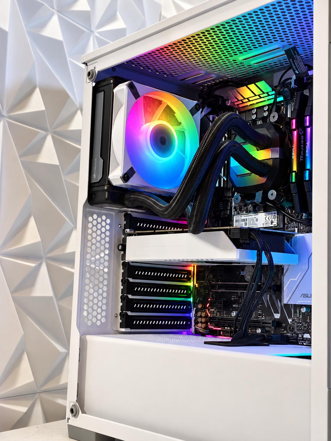 GeForce RTX 3060 Custom Gaming PC - Ryzen 7 1700X, 16GB RAM, 128GB SSD