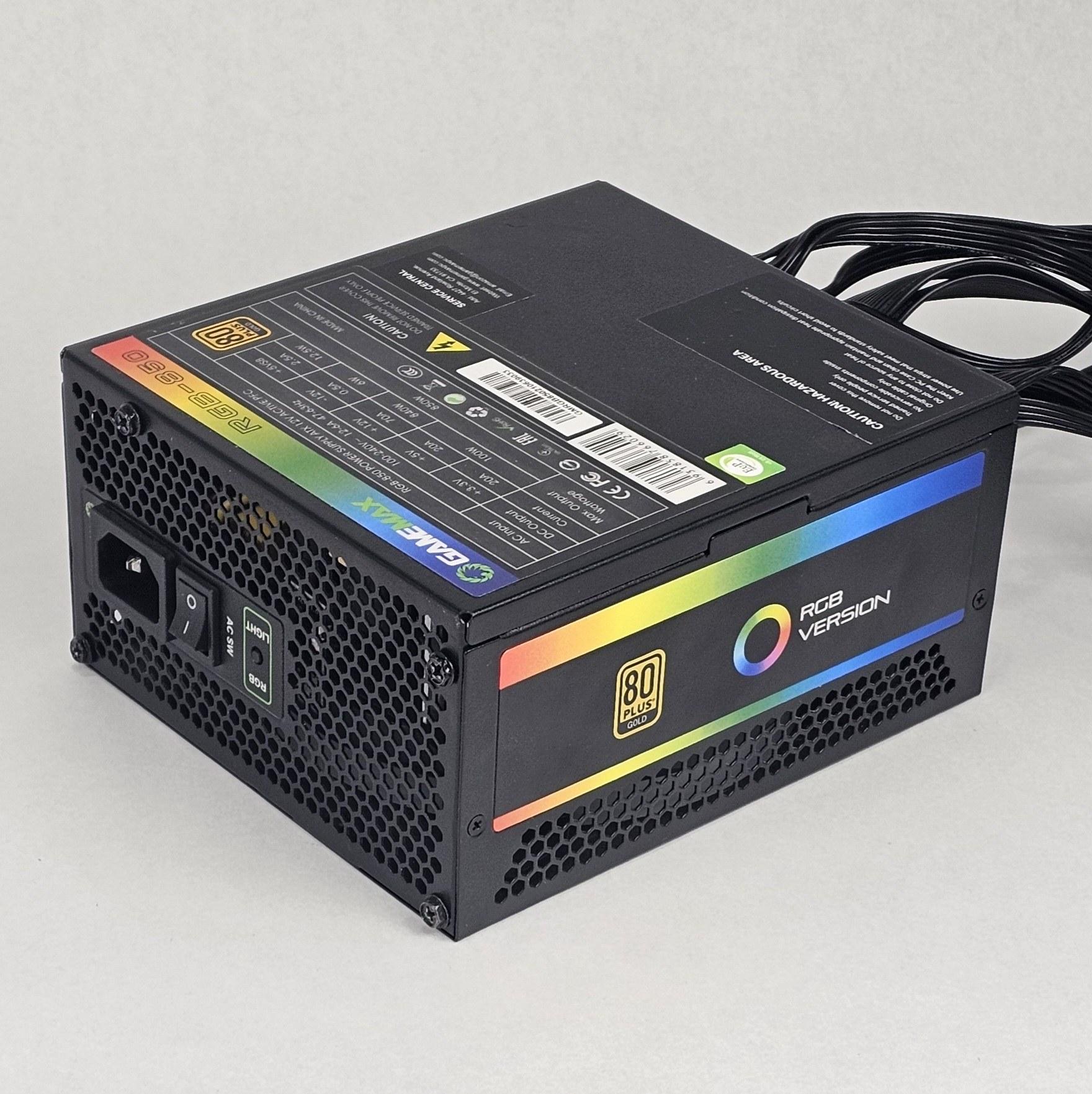 850 Watt PSU GameMax RGB-850 Power Supply