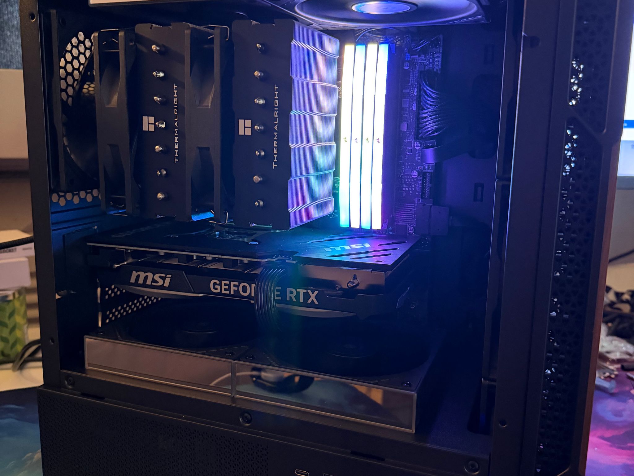 The final build - Intel Core Ultra 7 265KF | 32GB DDR5 | 1TB SSD | RTX 4070 Super |