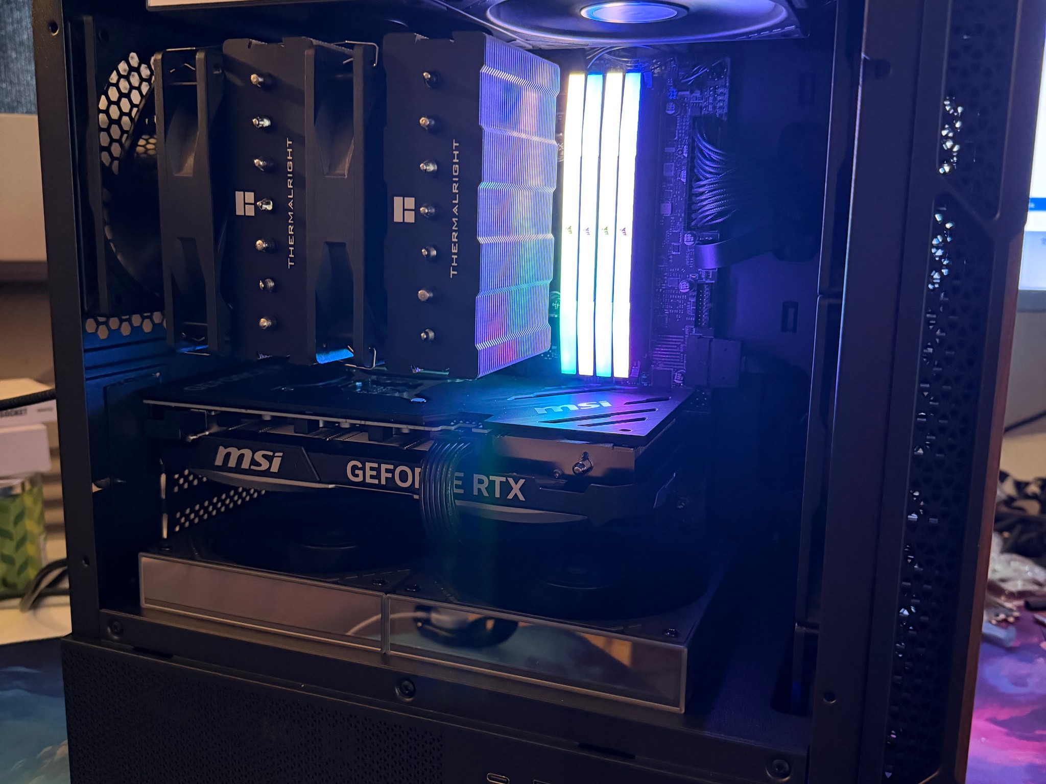 The final build - Intel Core Ultra 7 265KF | 32GB DDR5 | 1TB SSD | RTX 4070 Super |