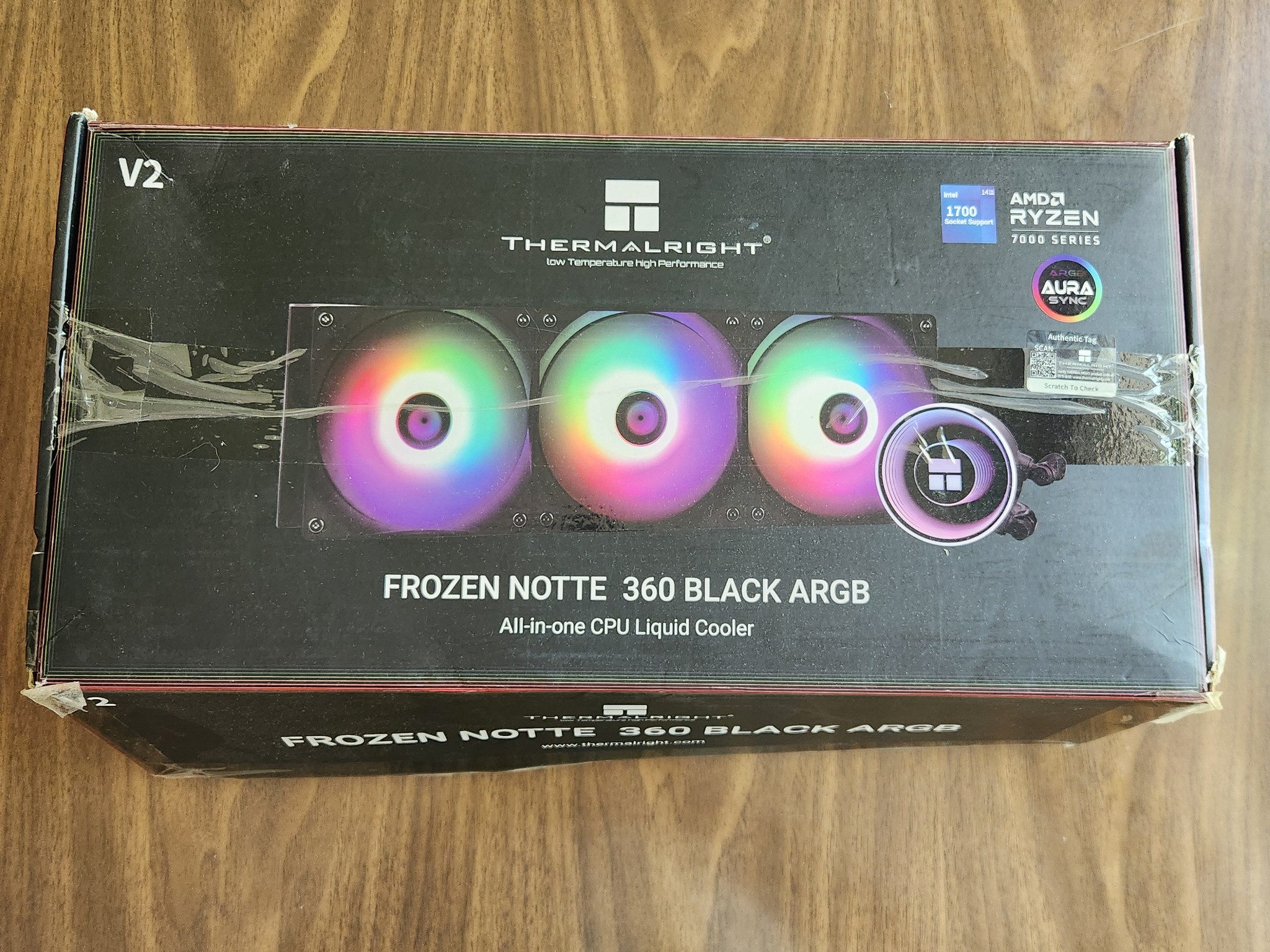 Thermalright Frozen Notte 360 Black ARGB V2 Liquid Cooler | Missing Accessories