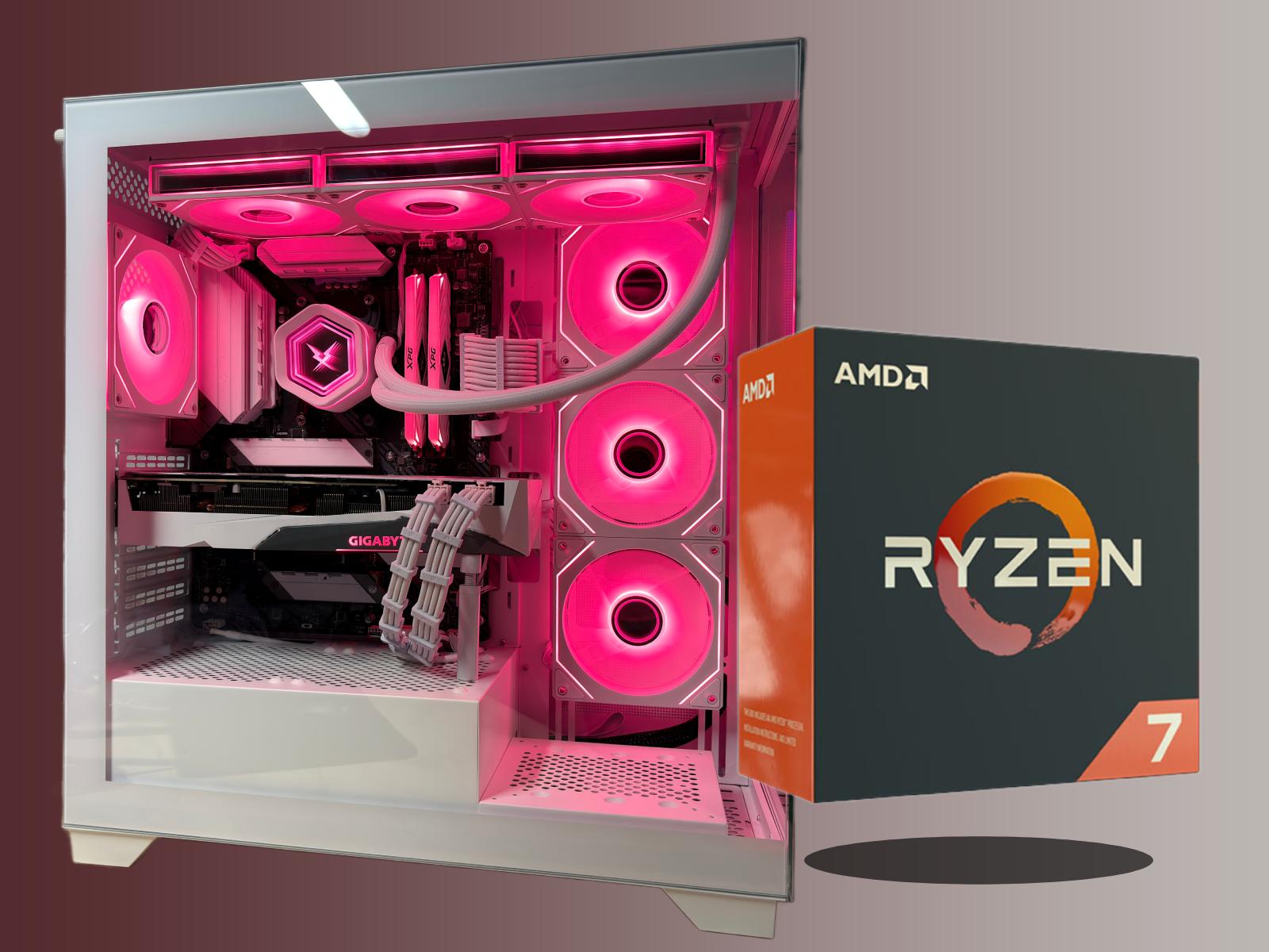 🧊❄️ Glacier Series Gaming PC / RTX 3070 + Ryzen 7 / NVMe SSD / Ready to Play! ❄️🧊