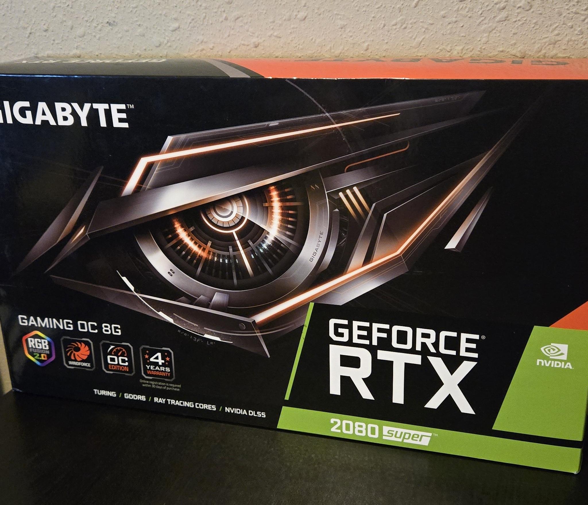 Gigabyte RTX 2080 Super 8GB Graphics Card - Used, Deep Cleaned, and Tested