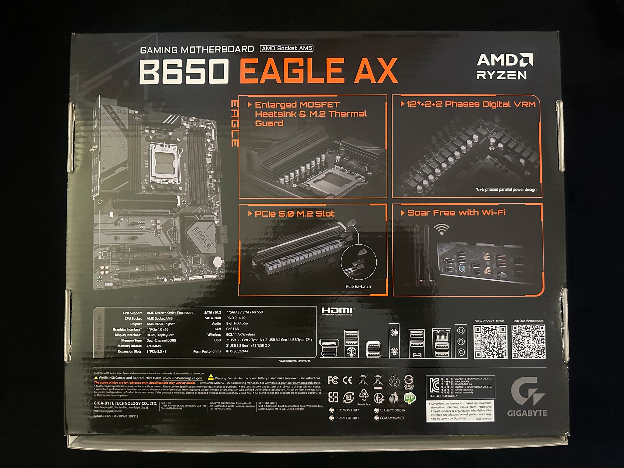 GIGABYTE B650 Eagle AX