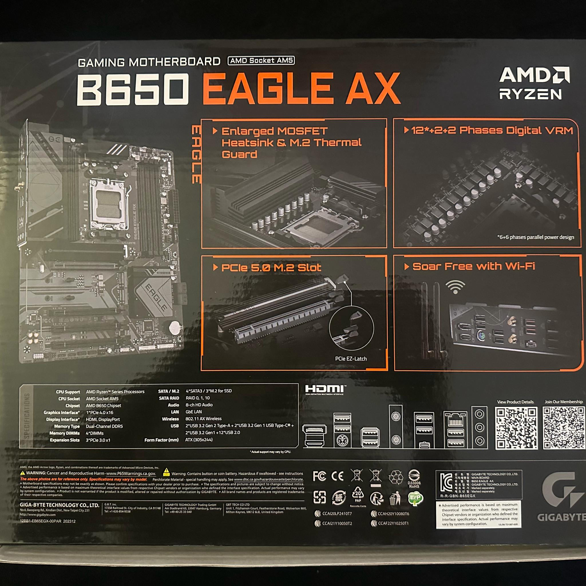 GIGABYTE B650 Eagle AX