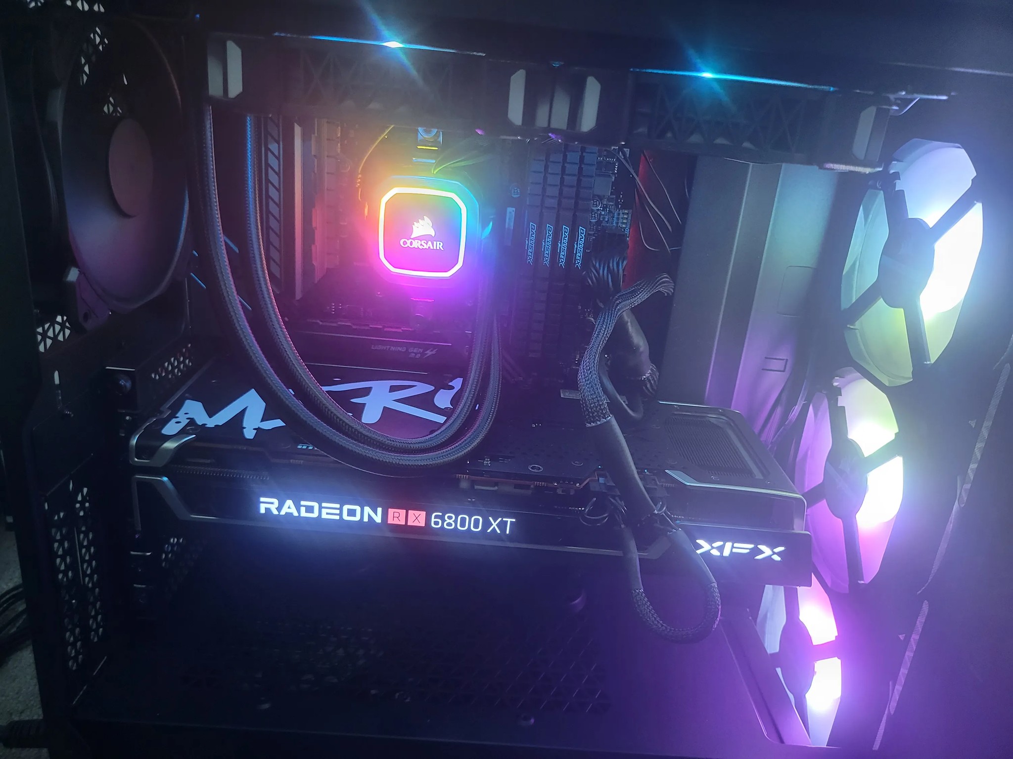 Custom Built Gaming PC - Ryzen 5 5600X3D, MAG X570 Tomahawk WIFI, AMD RX 6800XT, 2TB, 32GB, RGB