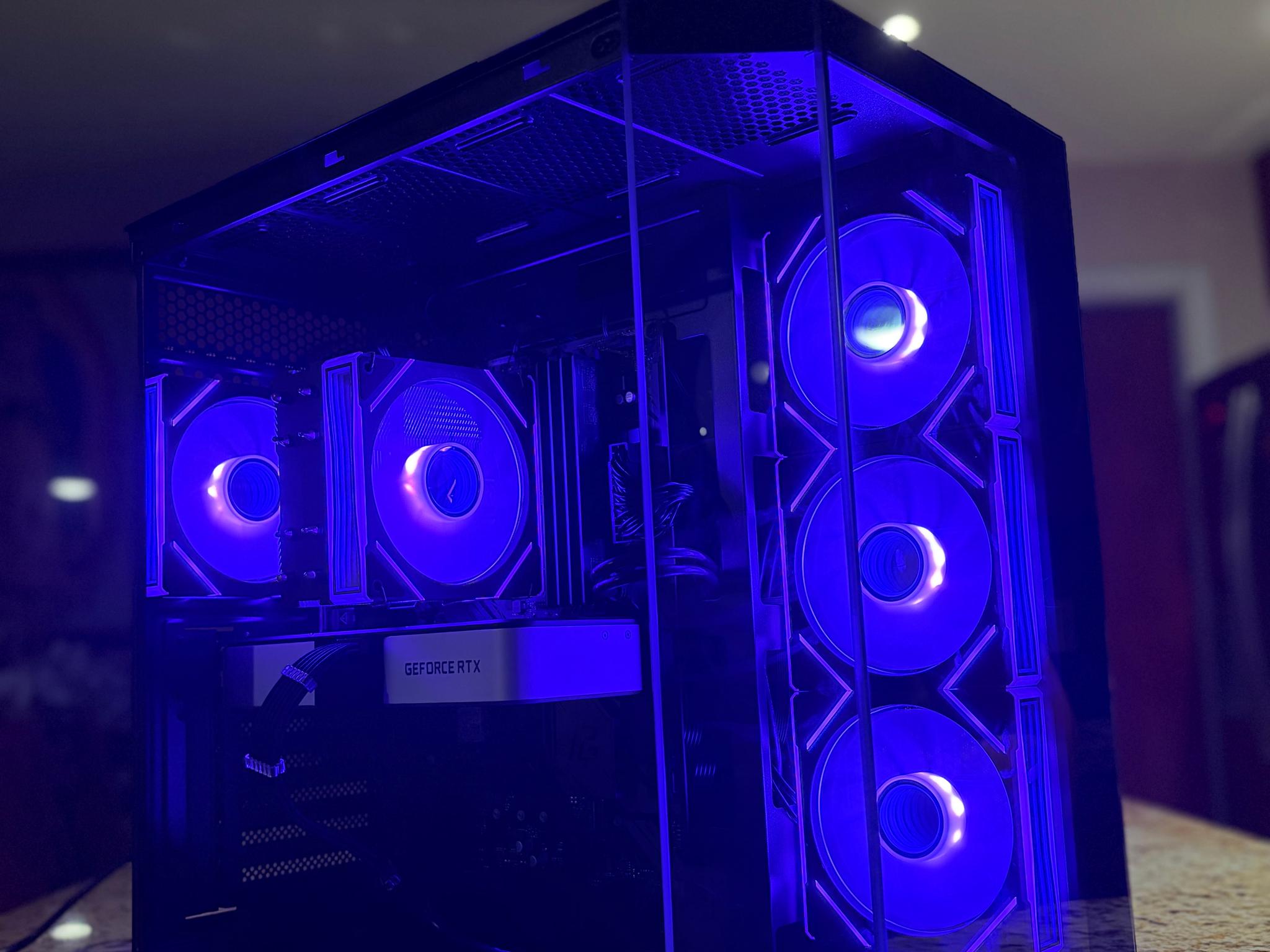 Black Gaming PC | RTX 3060Ti | RYZEN 5 3600X | 16GB RAM | 1TB SSD | ON BOARD WiFi + BT