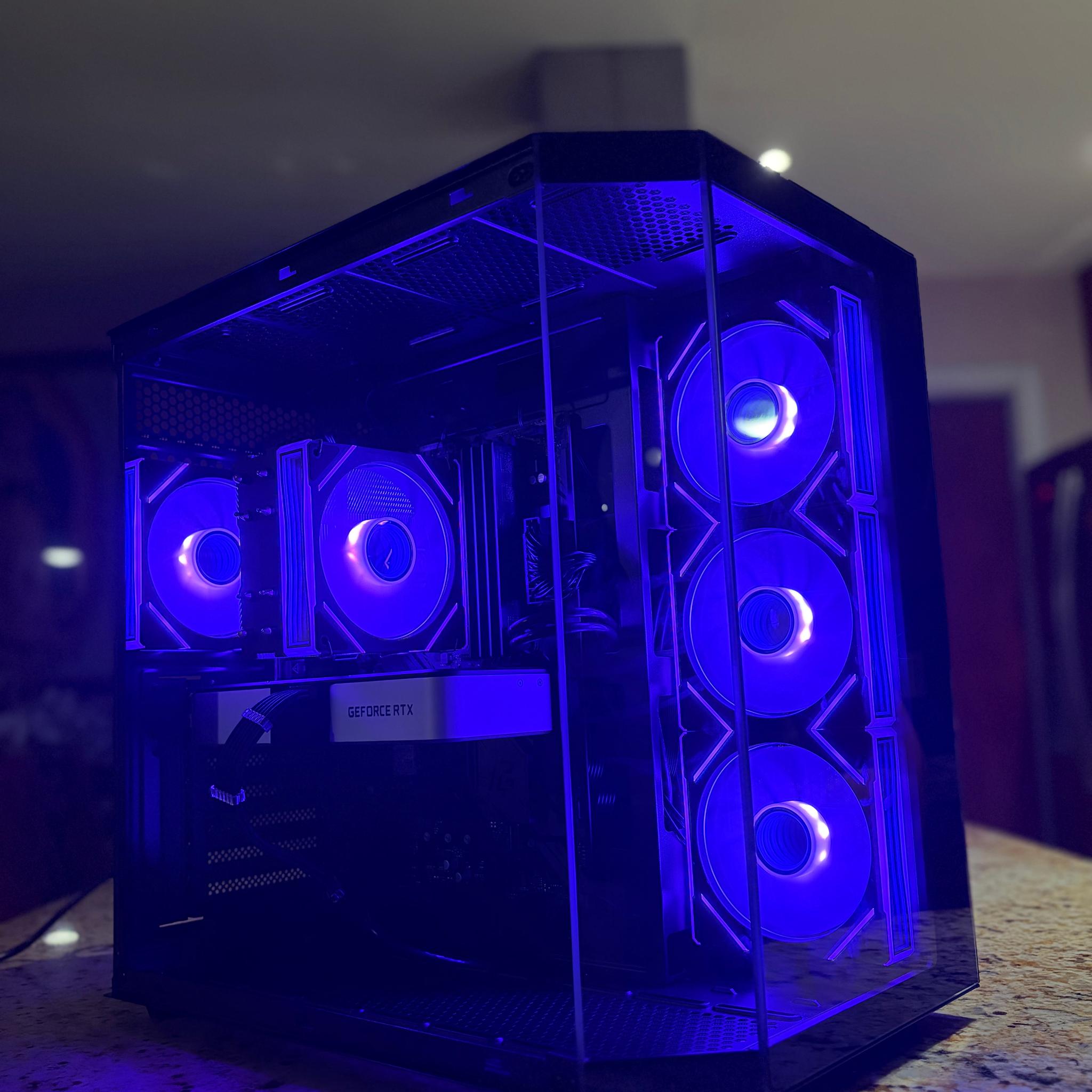 Black Gaming PC | RTX 3060Ti | RYZEN 5 3600X | 16GB RAM | 1TB SSD | ON BOARD WiFi + BT