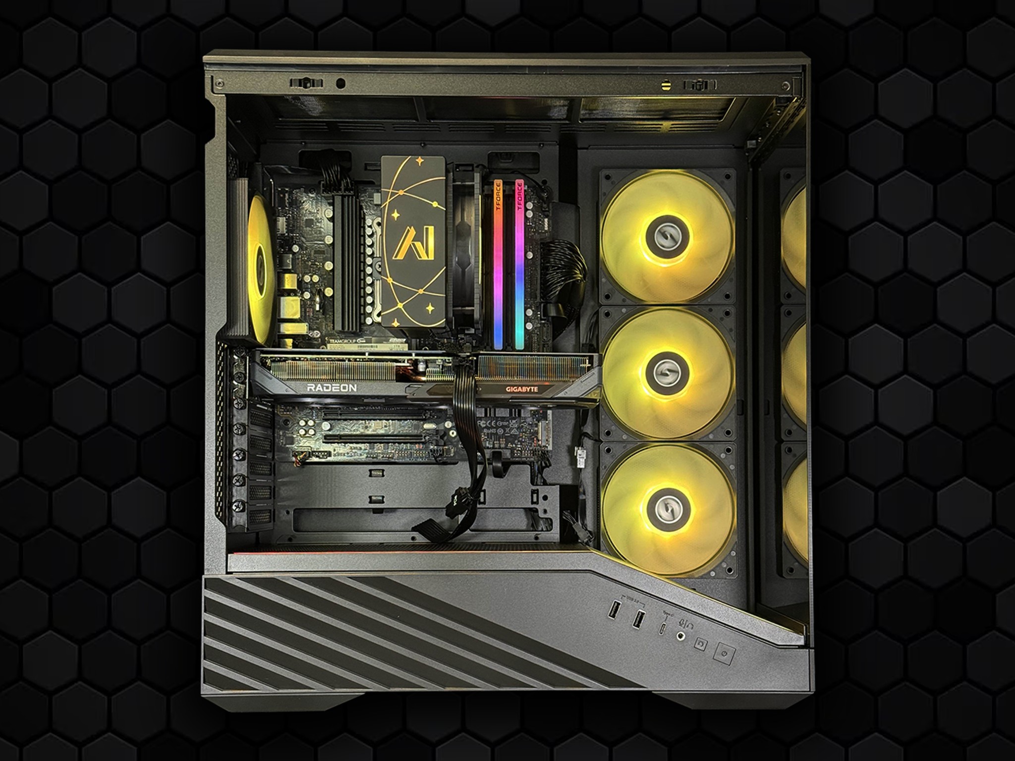 Ryzen 5 8400F | RX 9060 XT 8GB | 16GB DDR5 (6000 MT/s) | 1TB SSD | 650W Gold PSU | AI Vector