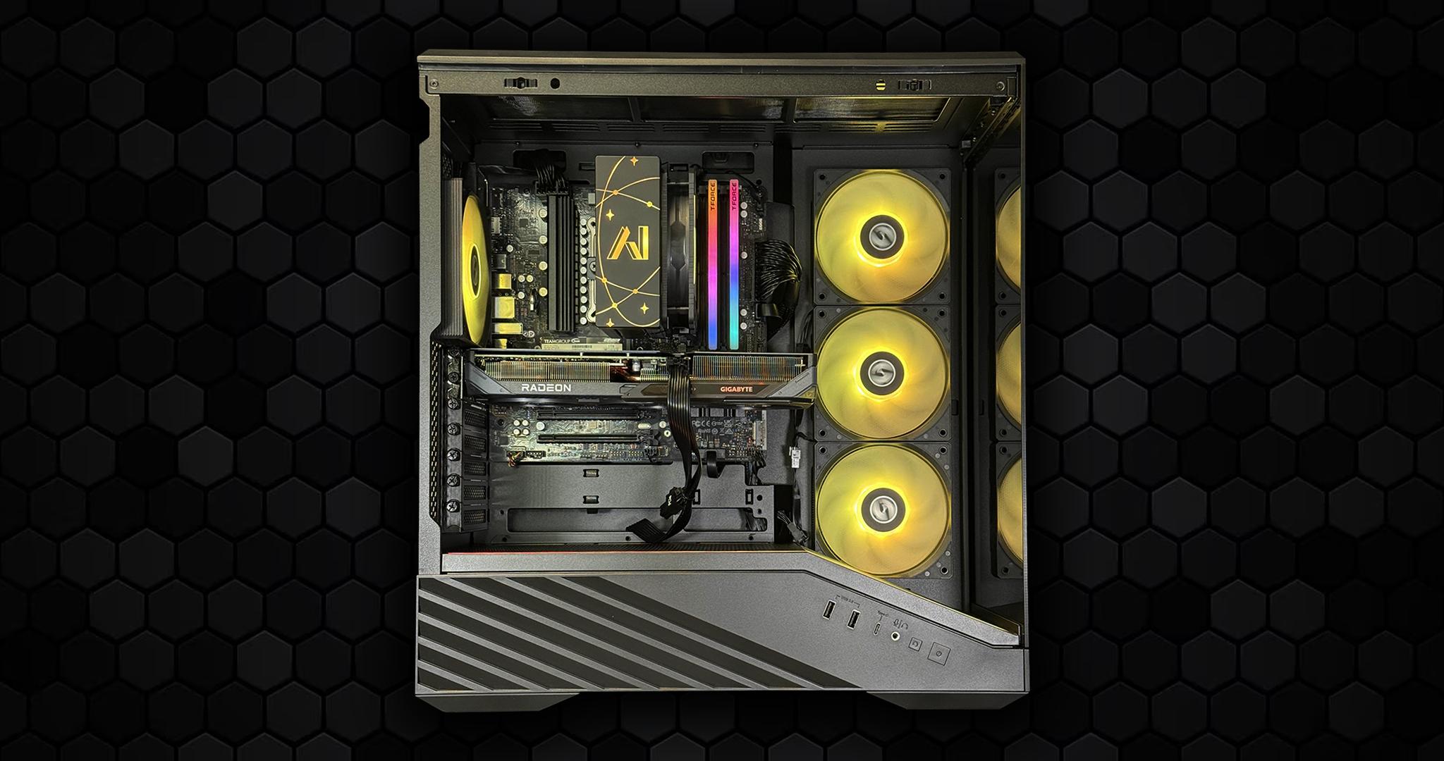 Ryzen 5 8400F | RX 9060 XT 8GB | 16GB DDR5 (6000 MT/s) | 1TB SSD | 650W Gold PSU | AI Vector