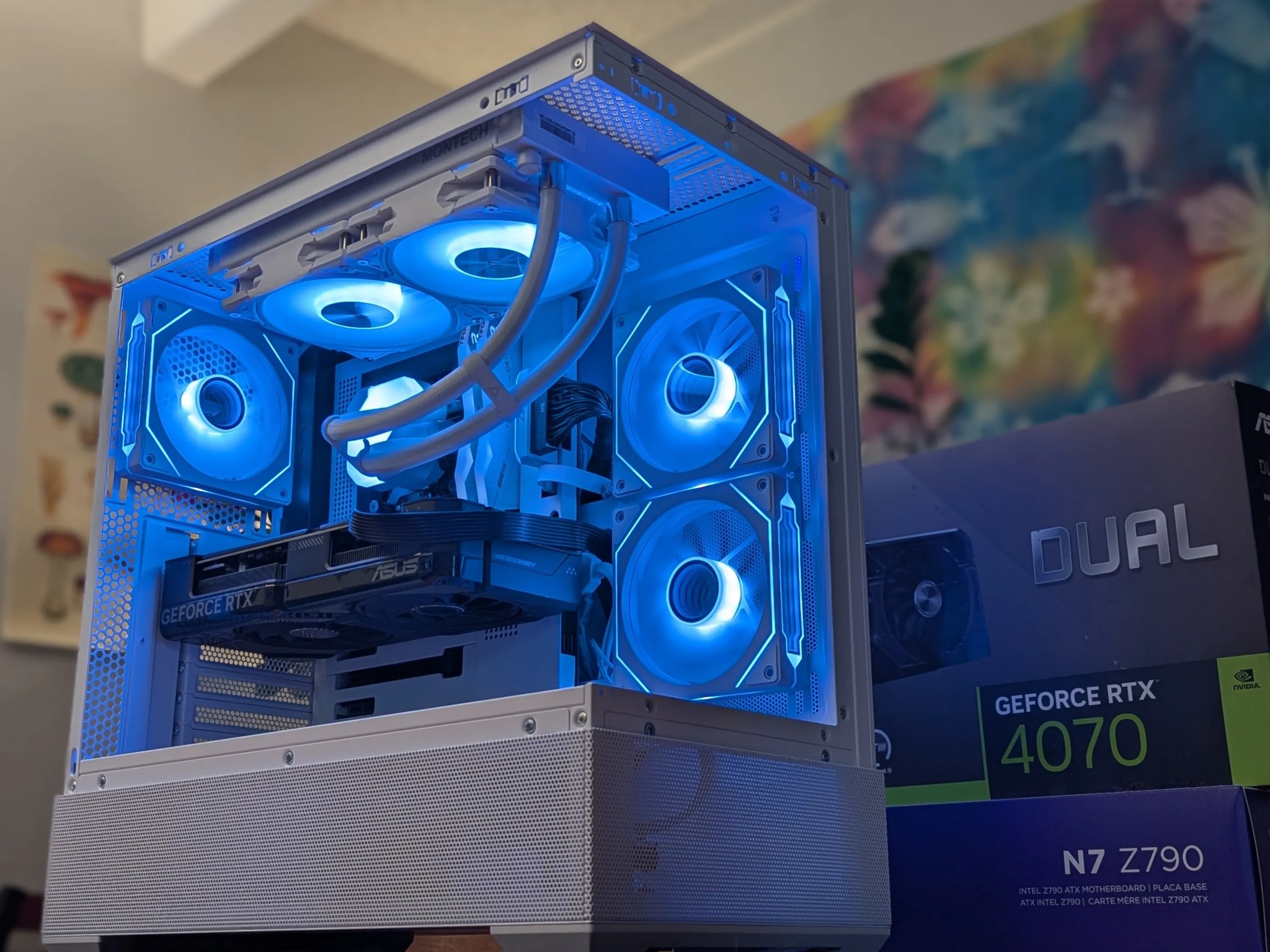 💀 Ghost – 4070 Gaming PC | 13600KF + 32GB DDR5 + NVMe Gen4 ⚡❄️