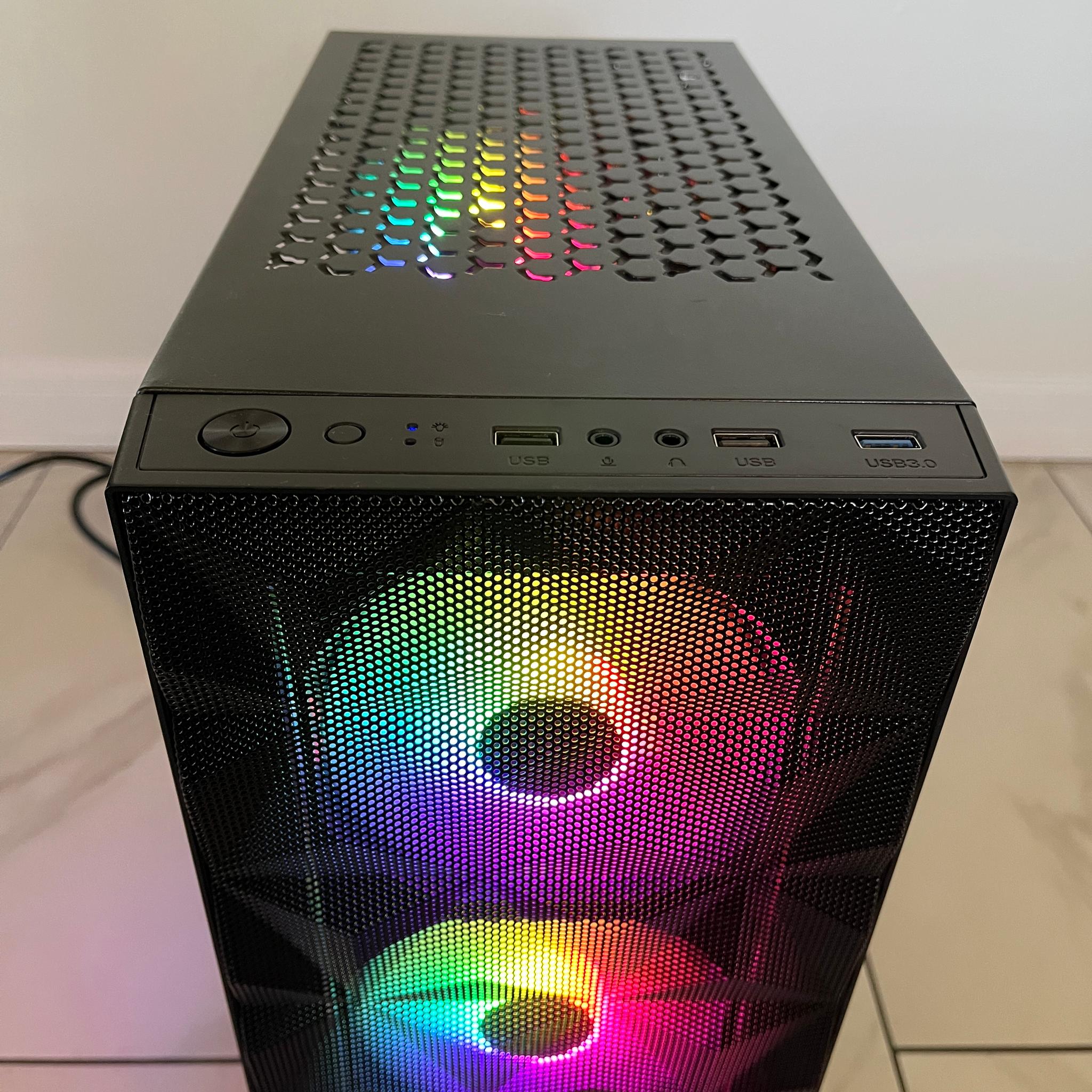 AMD RX 6600 XT, Intel Core i3-12100, 16GB RAM, 500 GB SSD, High FPS Gaming PC w/ Wi-Fi & Bluetooth