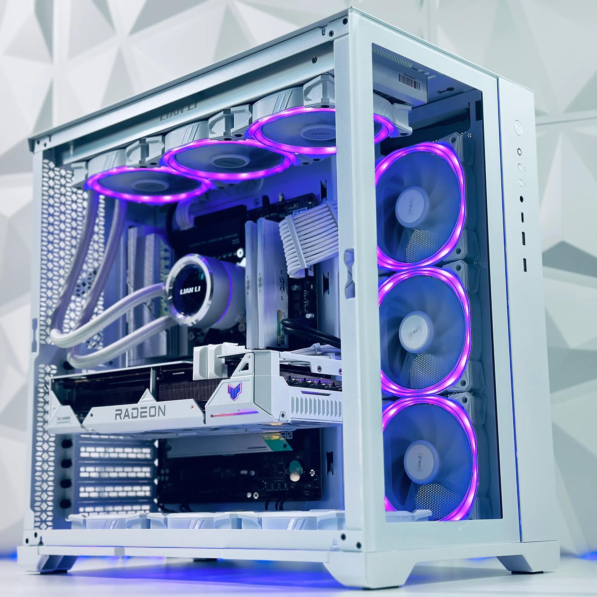 🧡✴️Extreme Liquid Cooled Gaming PC✴️AMD RX 7800 XT 16GB✴️Intel 13500 14 core✴️32GB DDR5✴️1TB NVME