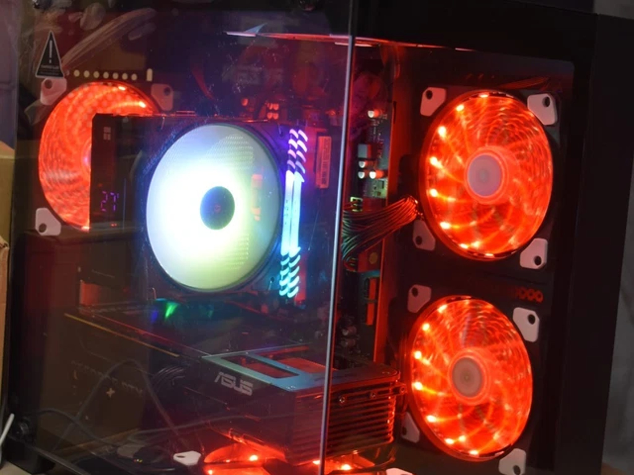 Gaming PC RYZEN 5500 GPU RTX 5060 8GB RAM 32GB RGB 1TB NVME PSU 700 Watts Wi-fi