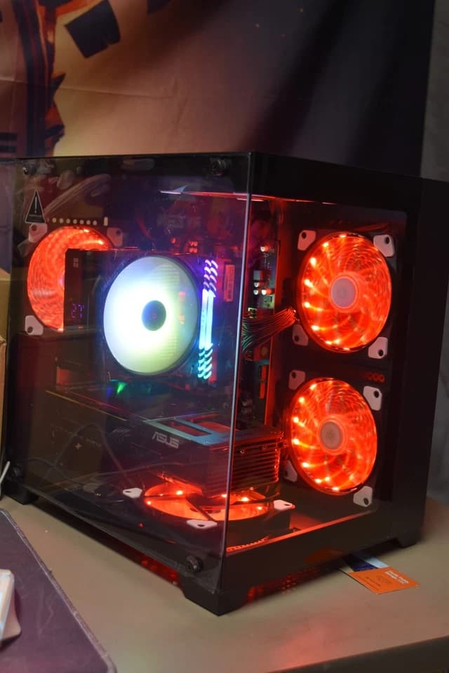 Gaming PC RYZEN 5500 GPU RTX 5060 8GB RAM 32GB RGB 1TB NVME PSU 700 Watts Wi-fi