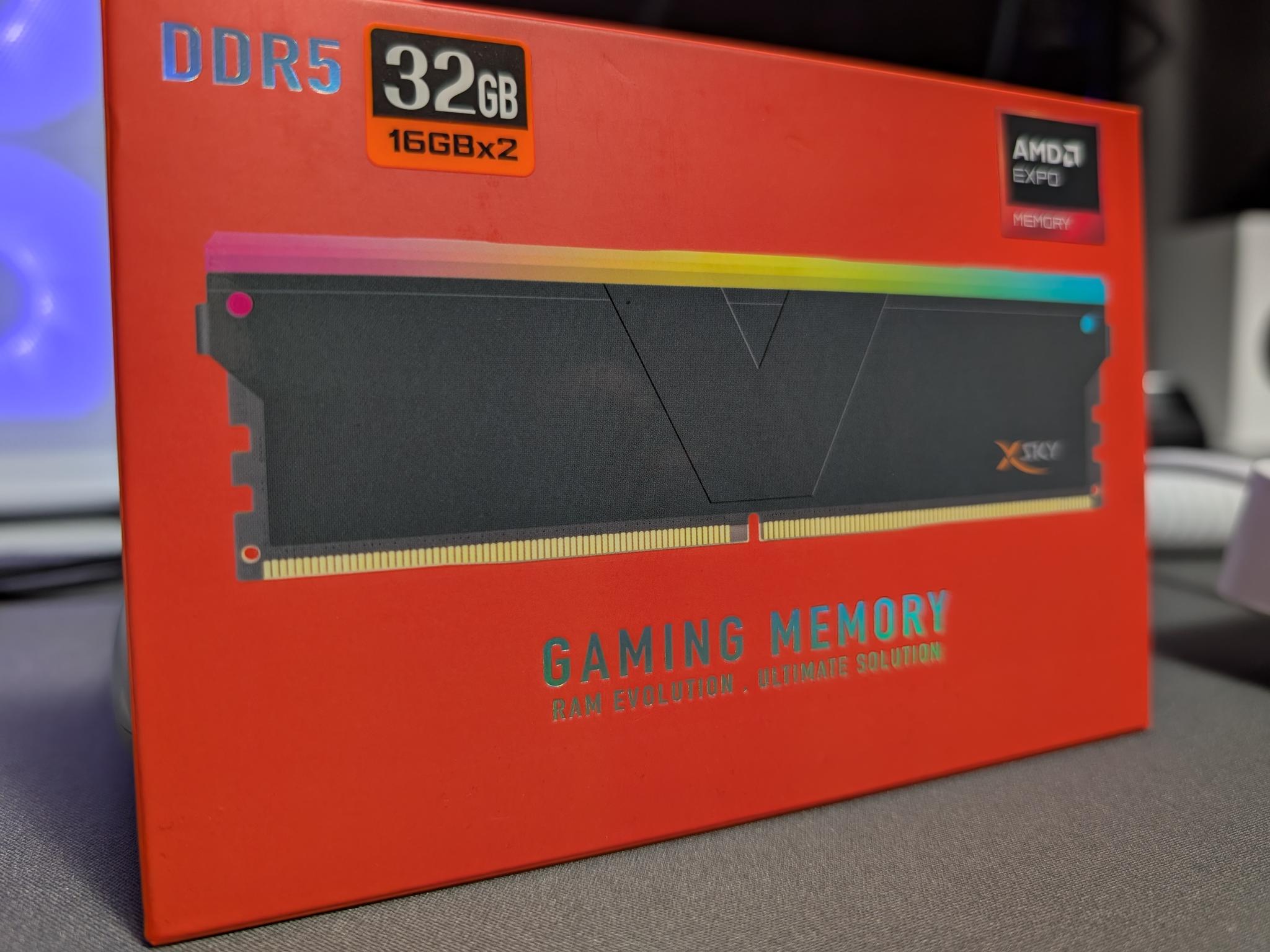V-Color Manta XSky RGB 32GB (2x16GB) DDR5-6000 CL26 RAM