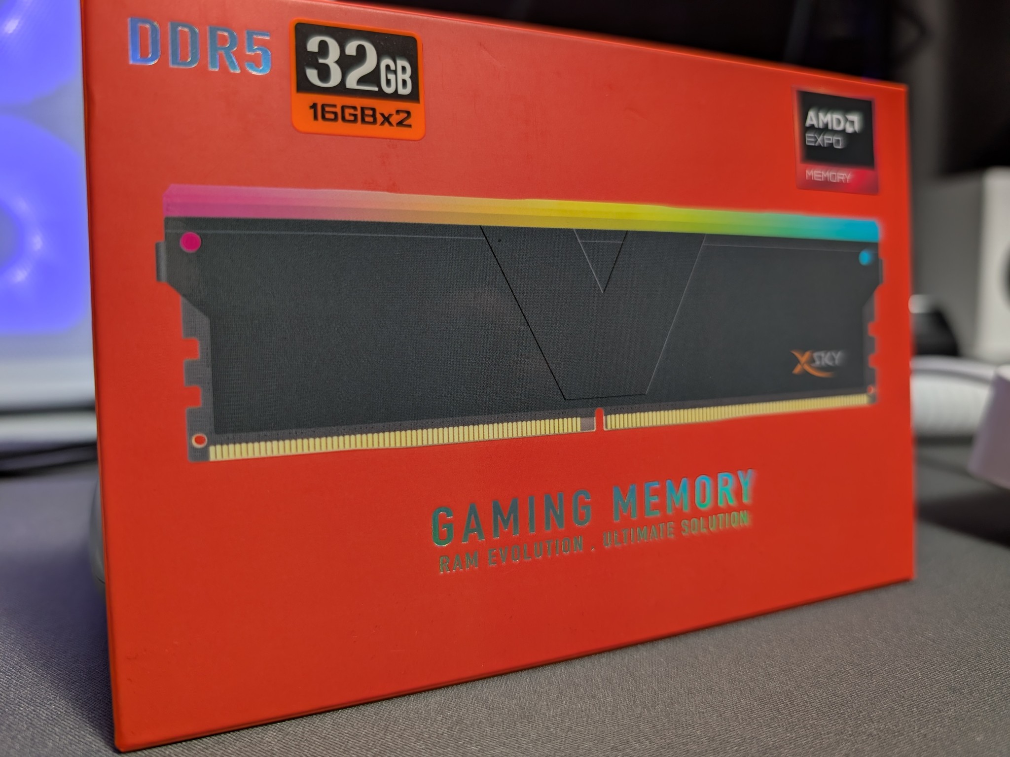 V-Color Manta XSky RGB 32GB (2x16GB) DDR5-6000 CL26 RAM
