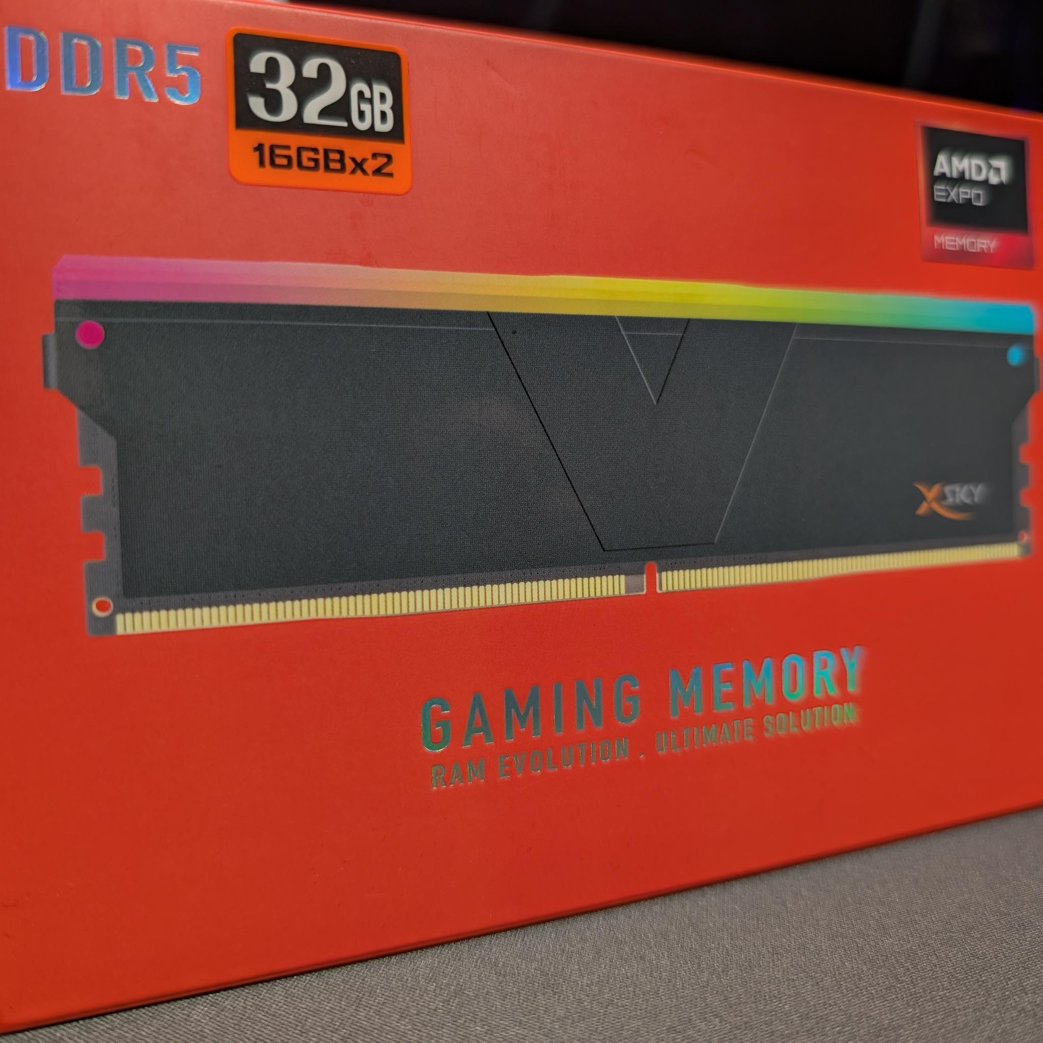 V-Color Manta XSky RGB 32GB (2x16GB) DDR5-6000 CL26 RAM