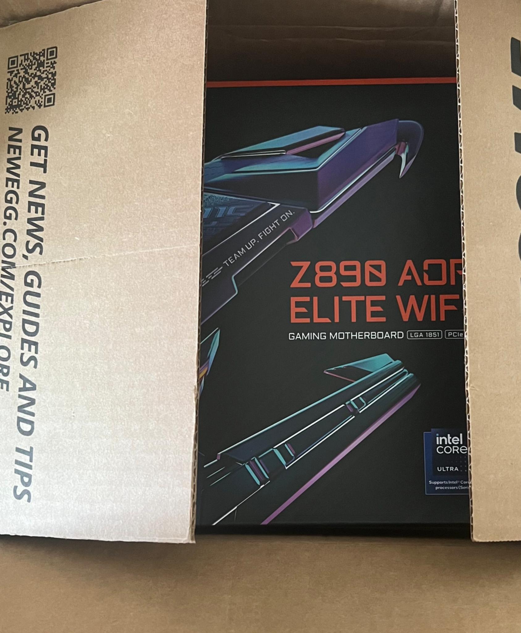 BNIB GIGABYTE Z890 AORUS ELITE WIFI7 Ultra Core (Series 2) LGA 1851, ATX, DDR5