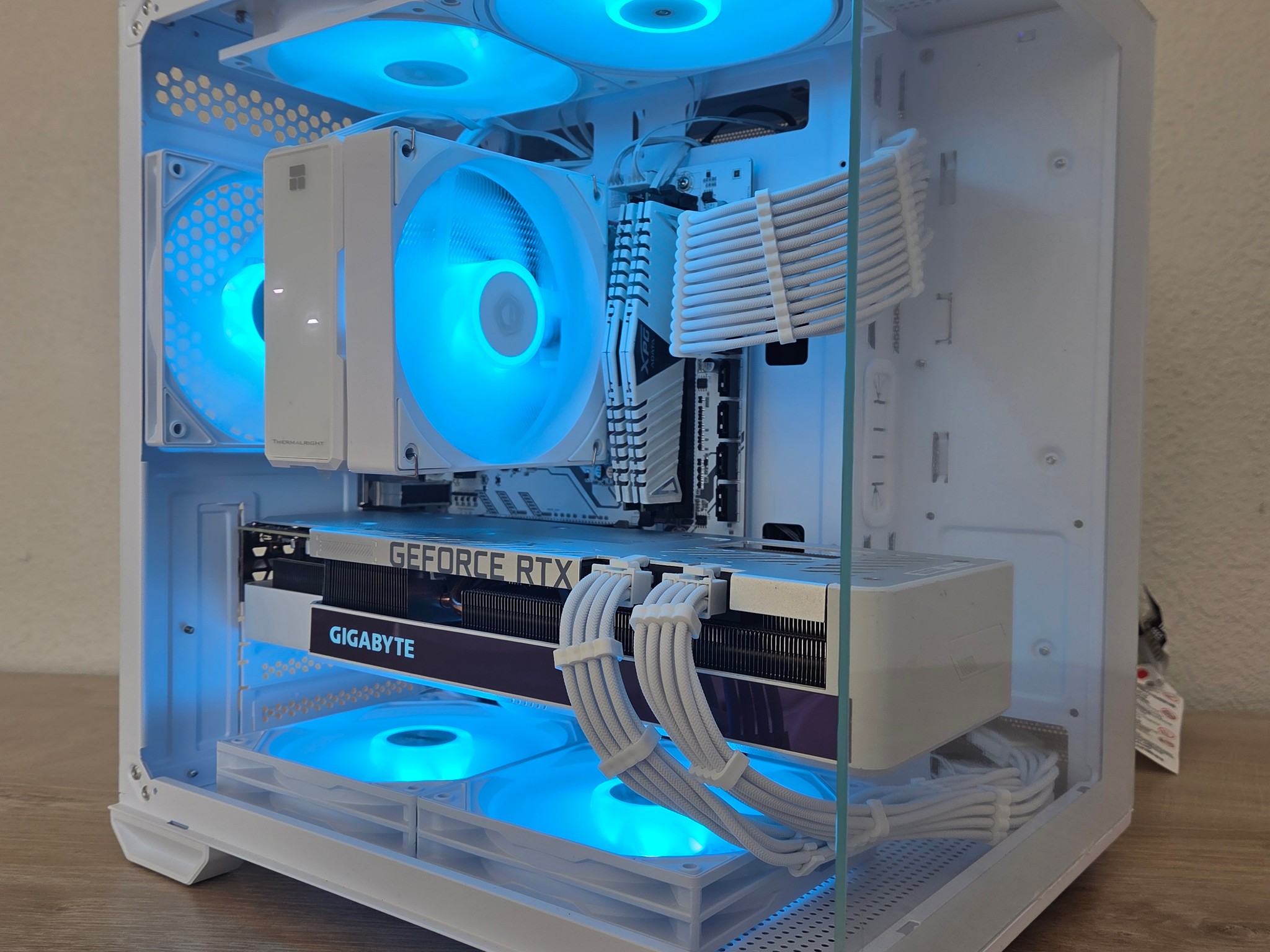 ❄️🤍 Frost vision Pro | RTX 3070 Ti Vision OC | Ryzen 5 5500 | LCD Display Cooler  🤍❄️