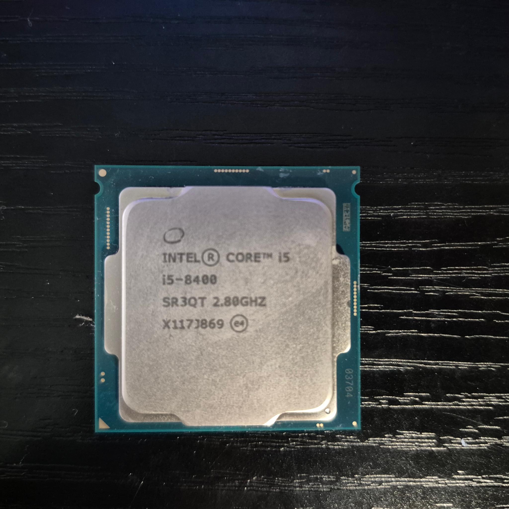 Intel Core i5-8400 6 core CPU, Tested, Working