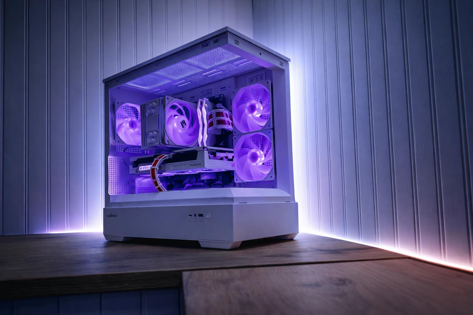 ❄️ Arctic Strike – 1440p Beast | RX 9060 XT 16GB | Ryzen 5 9600X | 4TB/16gb ddr5/650 watt psu ❄️