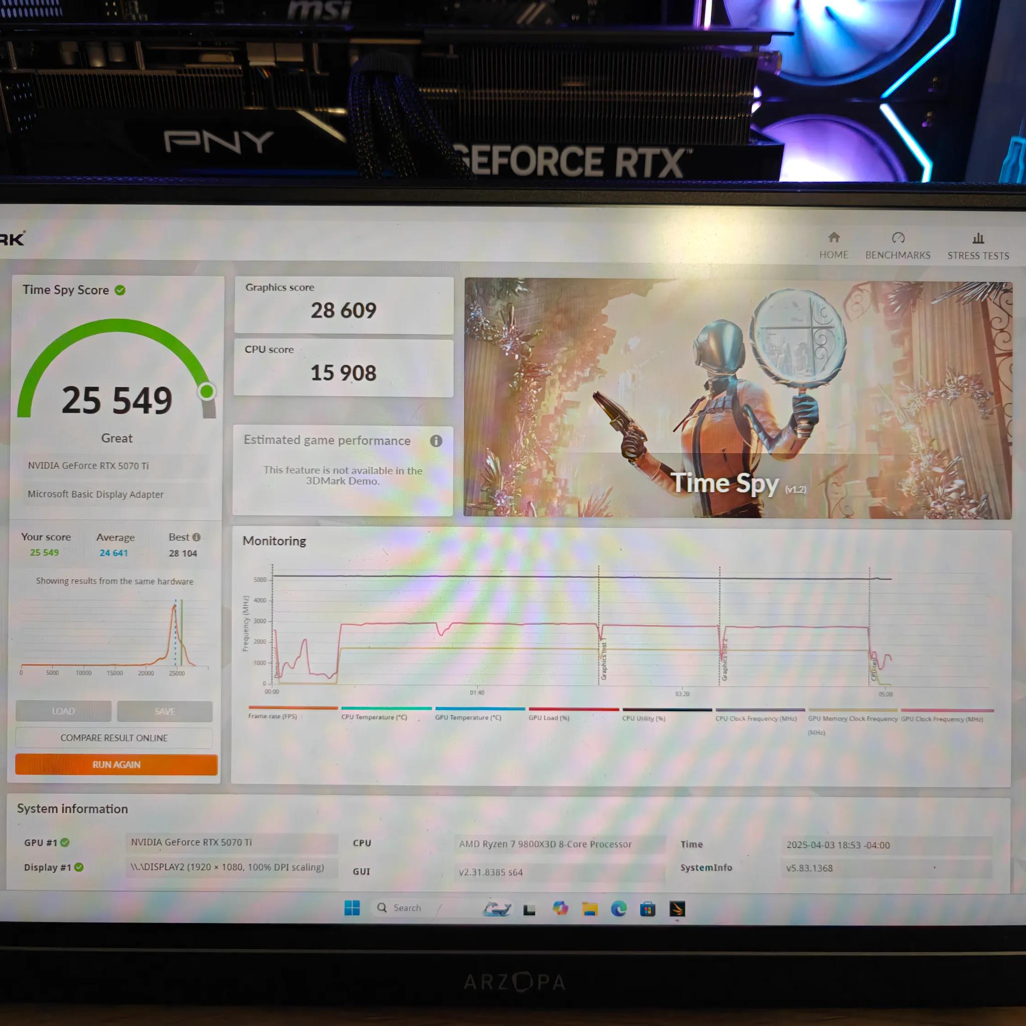 (NO GPU), Ryzen 9800X3D, 2TB NVMe, 32GB DDR5, 1050W PSU Gaming PC