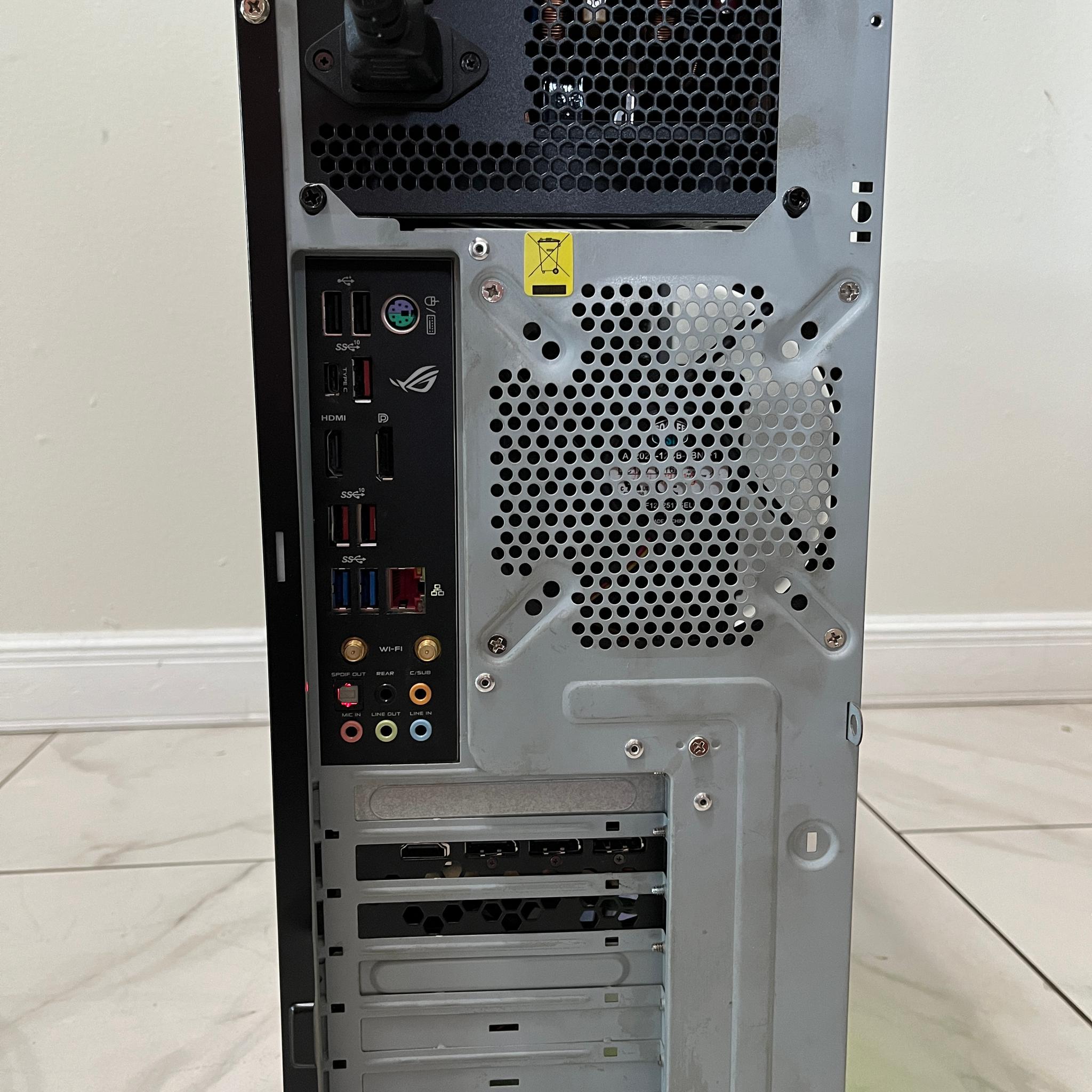 NVIDIA RTX 3070, Intel Core i7-9700k, 16GB RAM, 512GB SSD - High FPS Sleeper Gaming PC w/ Wi-Fi & BT