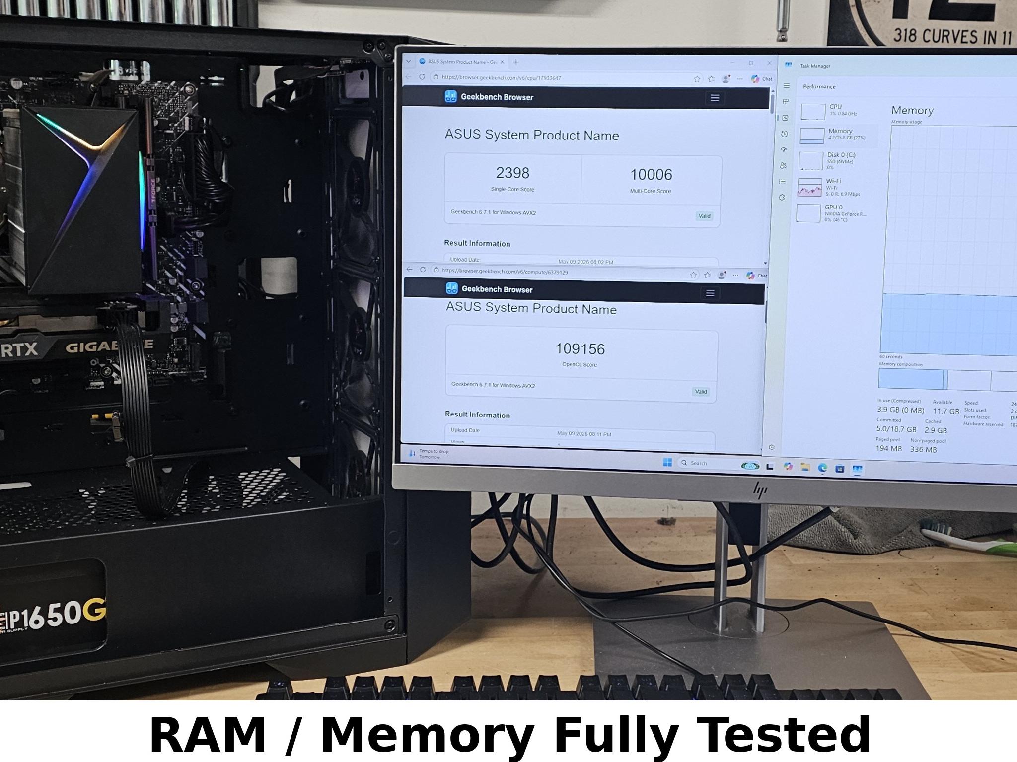 16GB DDR4 (2x8GB) CL18 3200MT/s T-Force Vulcan Z